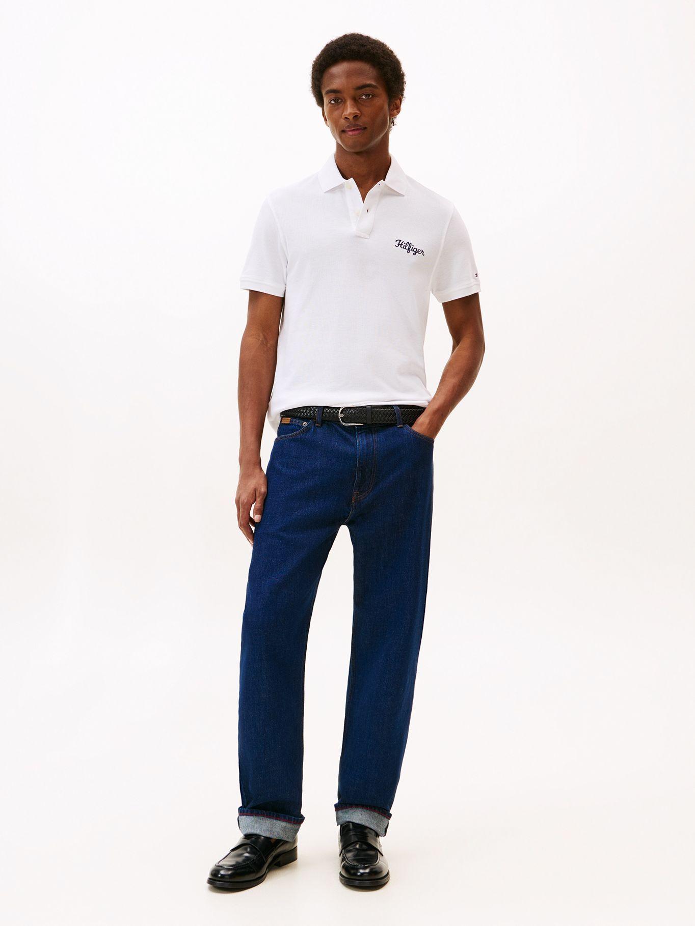 Polo Con Logo Gráfico Regular Fit Blanco Tommy Hilfiger-1