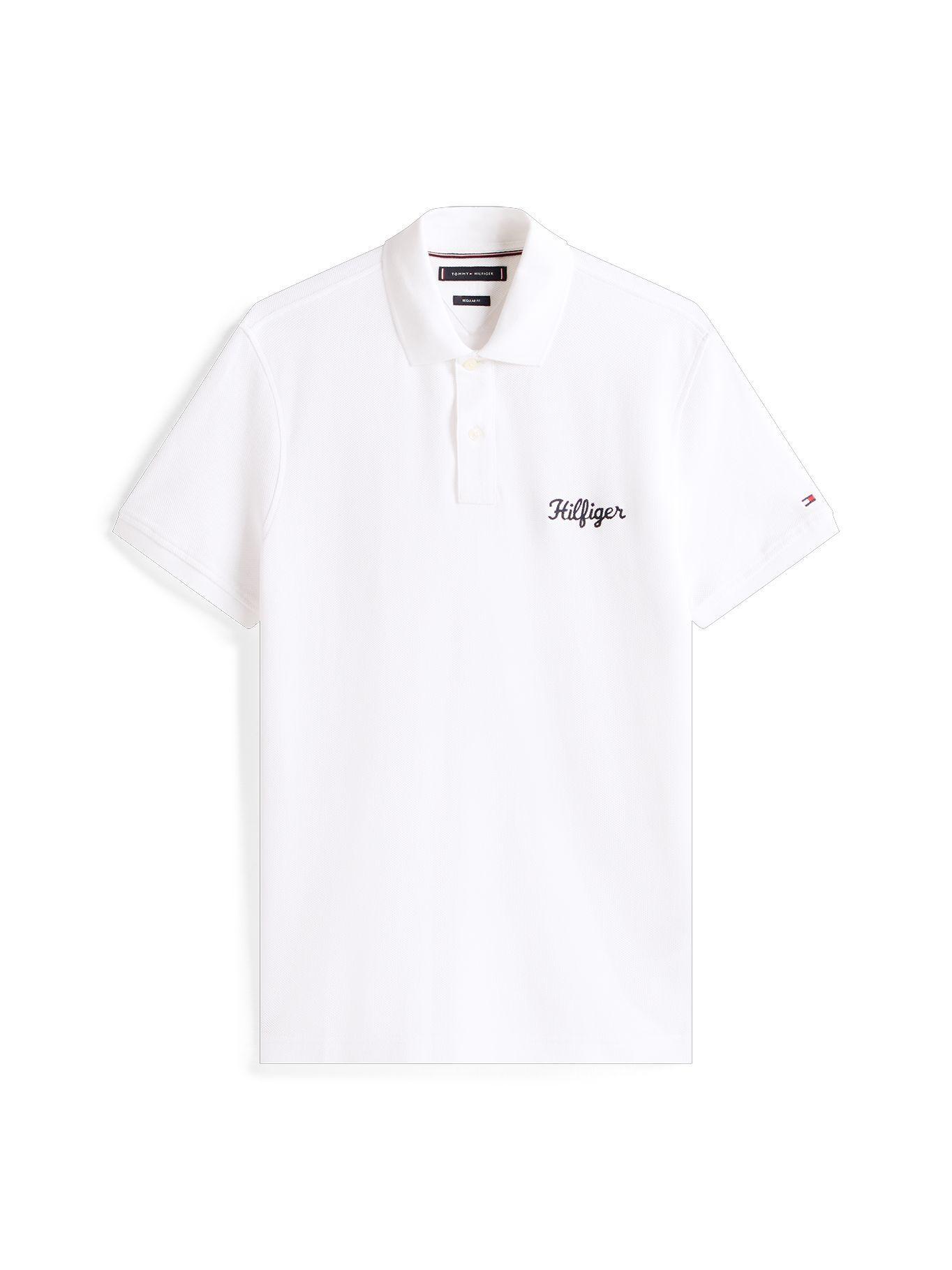 Polo Con Logo Gráfico Regular Fit Blanco Tommy Hilfiger-4