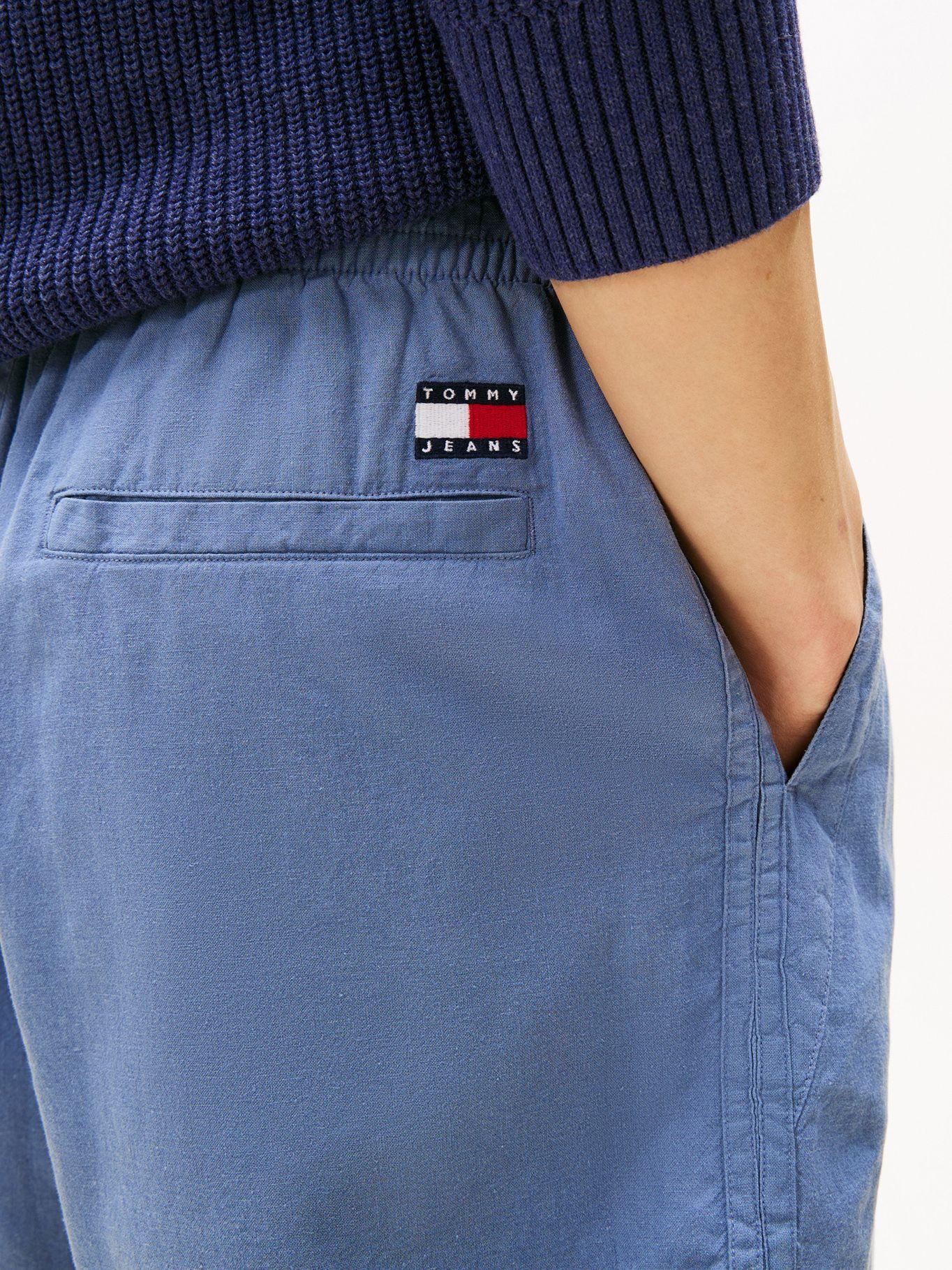 Short Beach De Lino Celeste Tommy Jeans-3