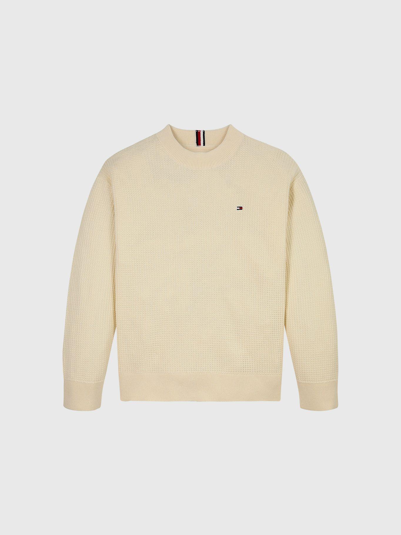 Sweater Niño Essential Regular Fit Beige Tommy Hilfiger-0