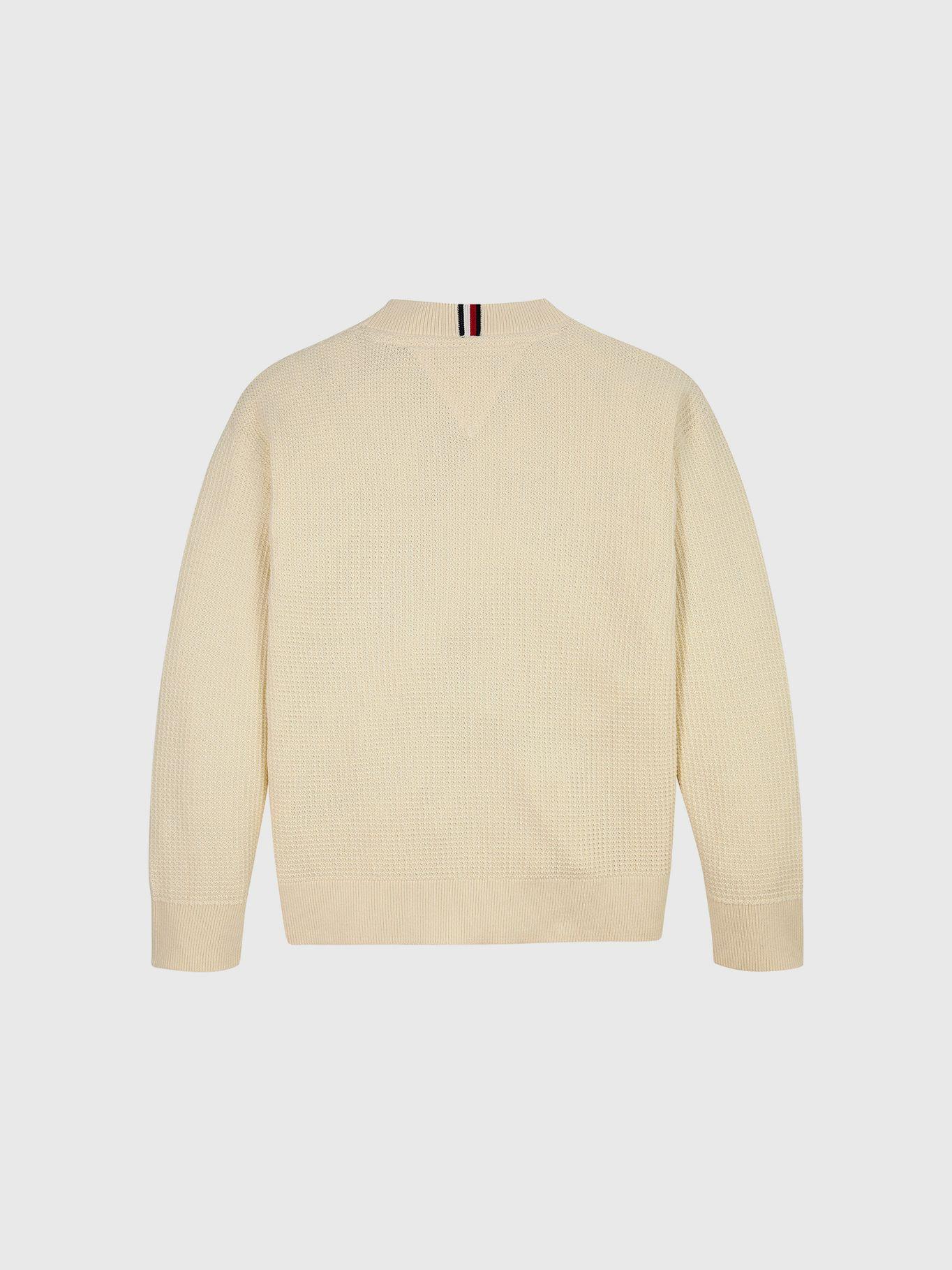 Sweater Niño Essential Regular Fit Beige Tommy Hilfiger-1