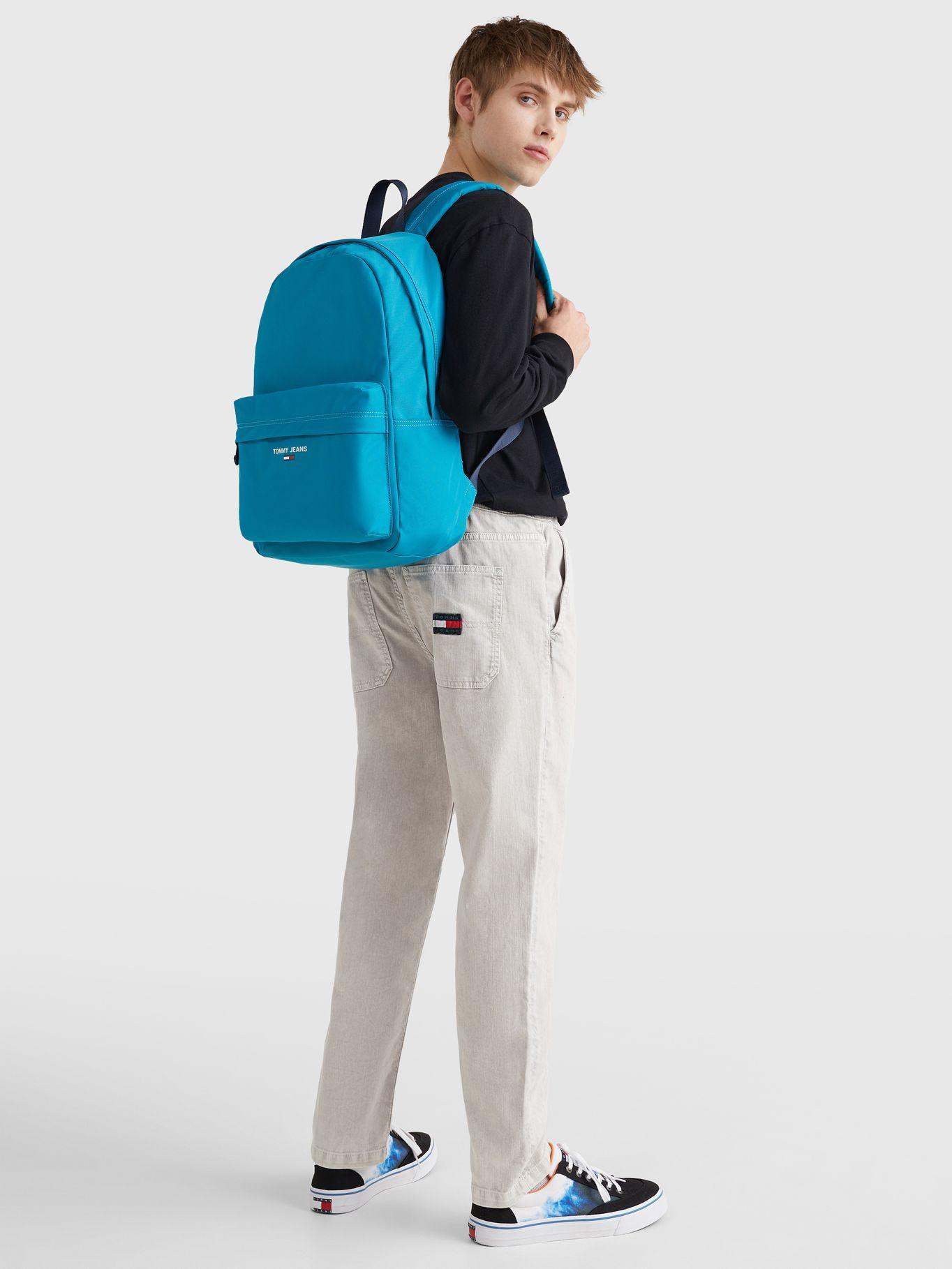 Mochila Essential Logo Turquesa Tommy Hilfiger-3