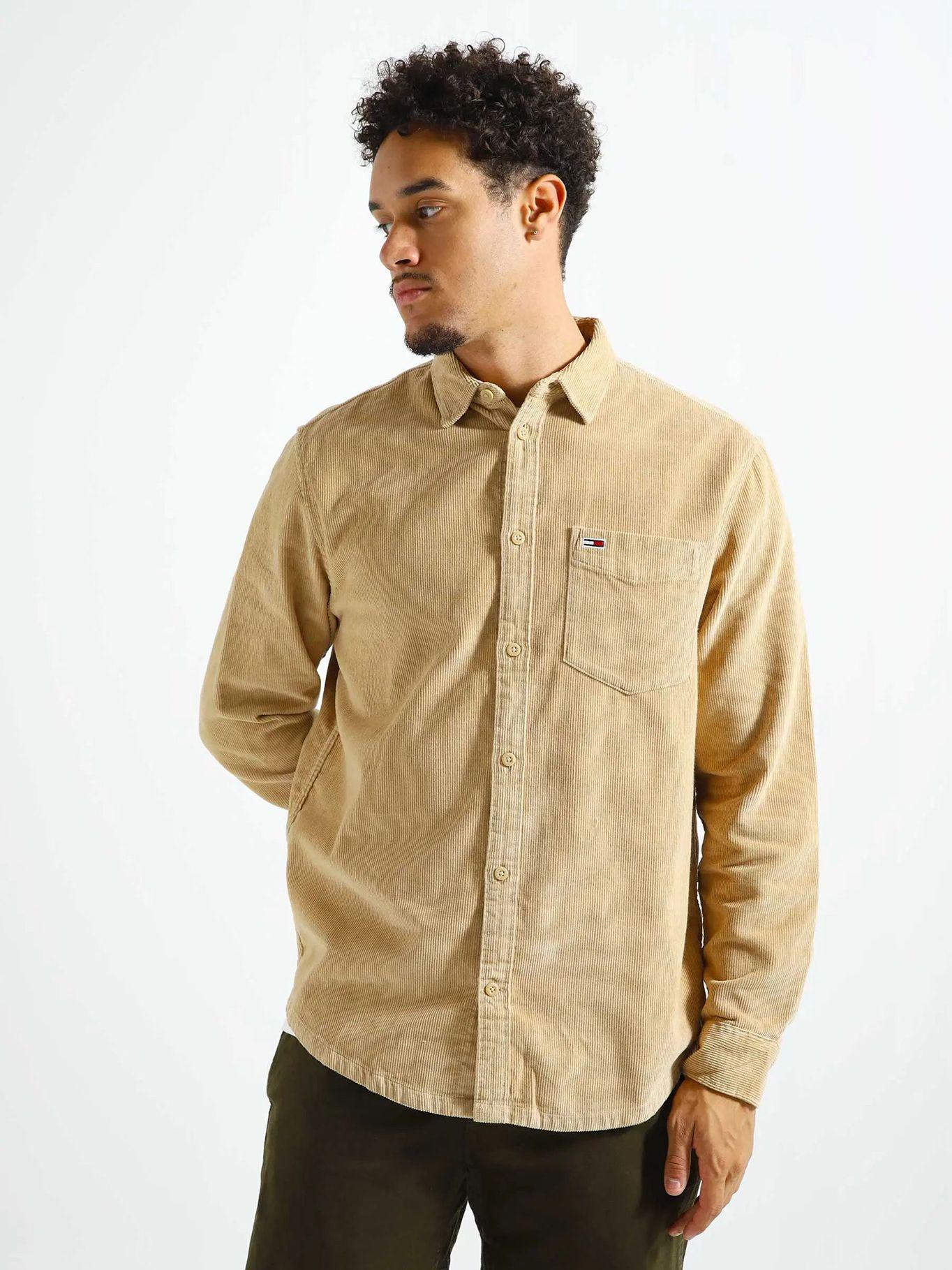 Camisa Con Corte Relaxed Café Tommy Hilfiger-0