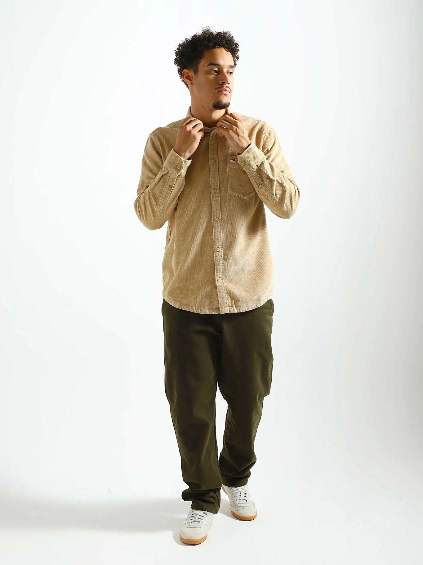 Camisa Con Corte Relaxed Café Tommy Hilfiger-1