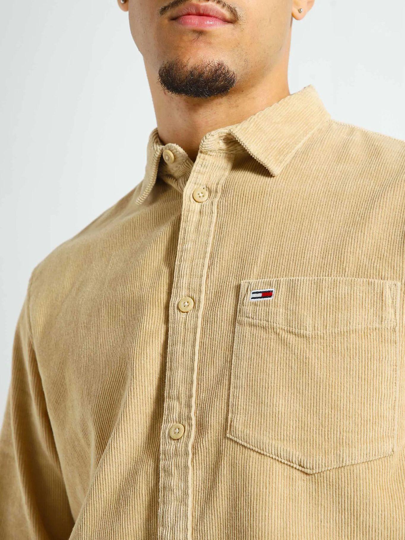 Camisa Con Corte Relaxed Café Tommy Hilfiger-3