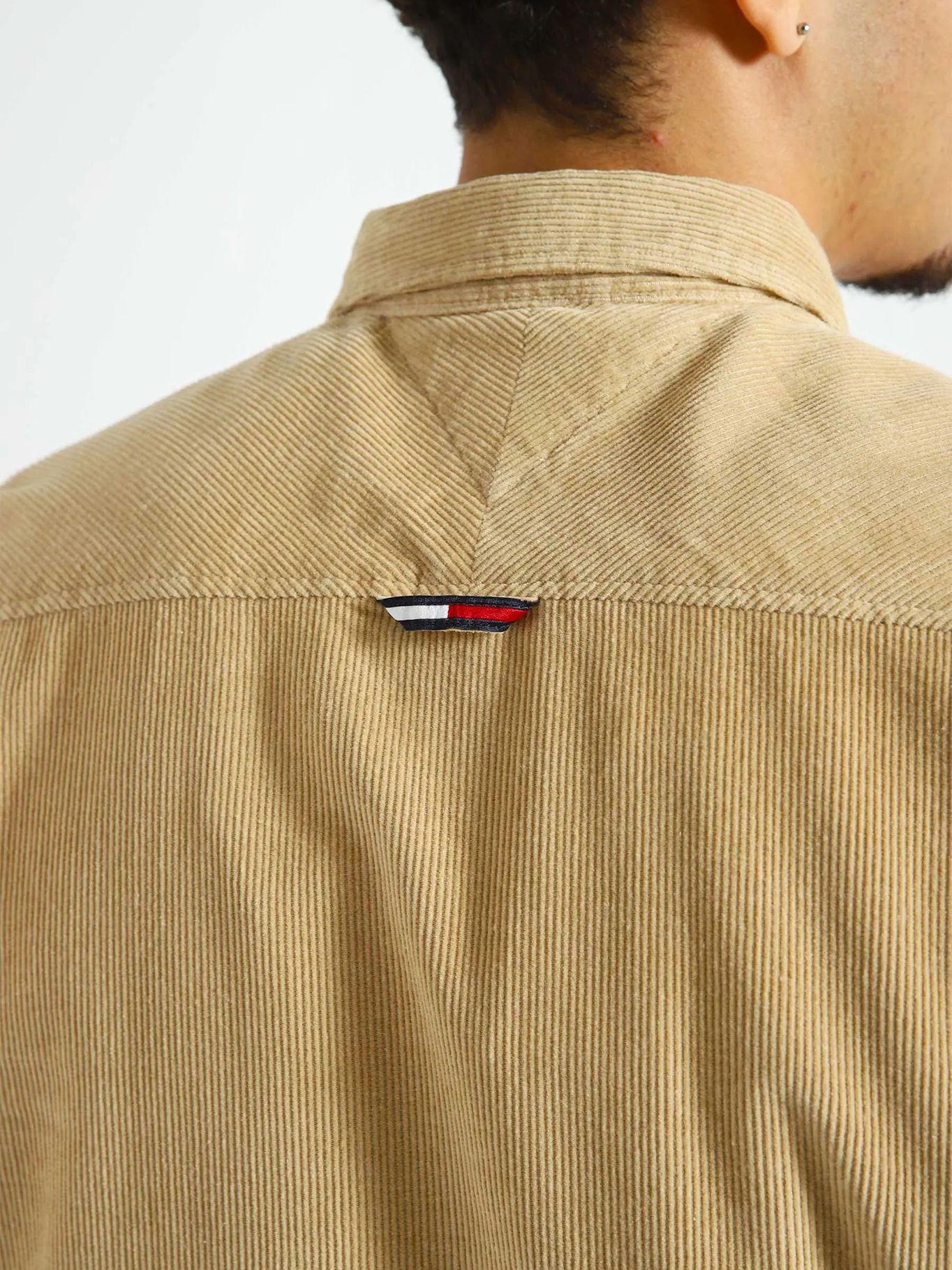 Camisa Con Corte Relaxed Café Tommy Hilfiger-4