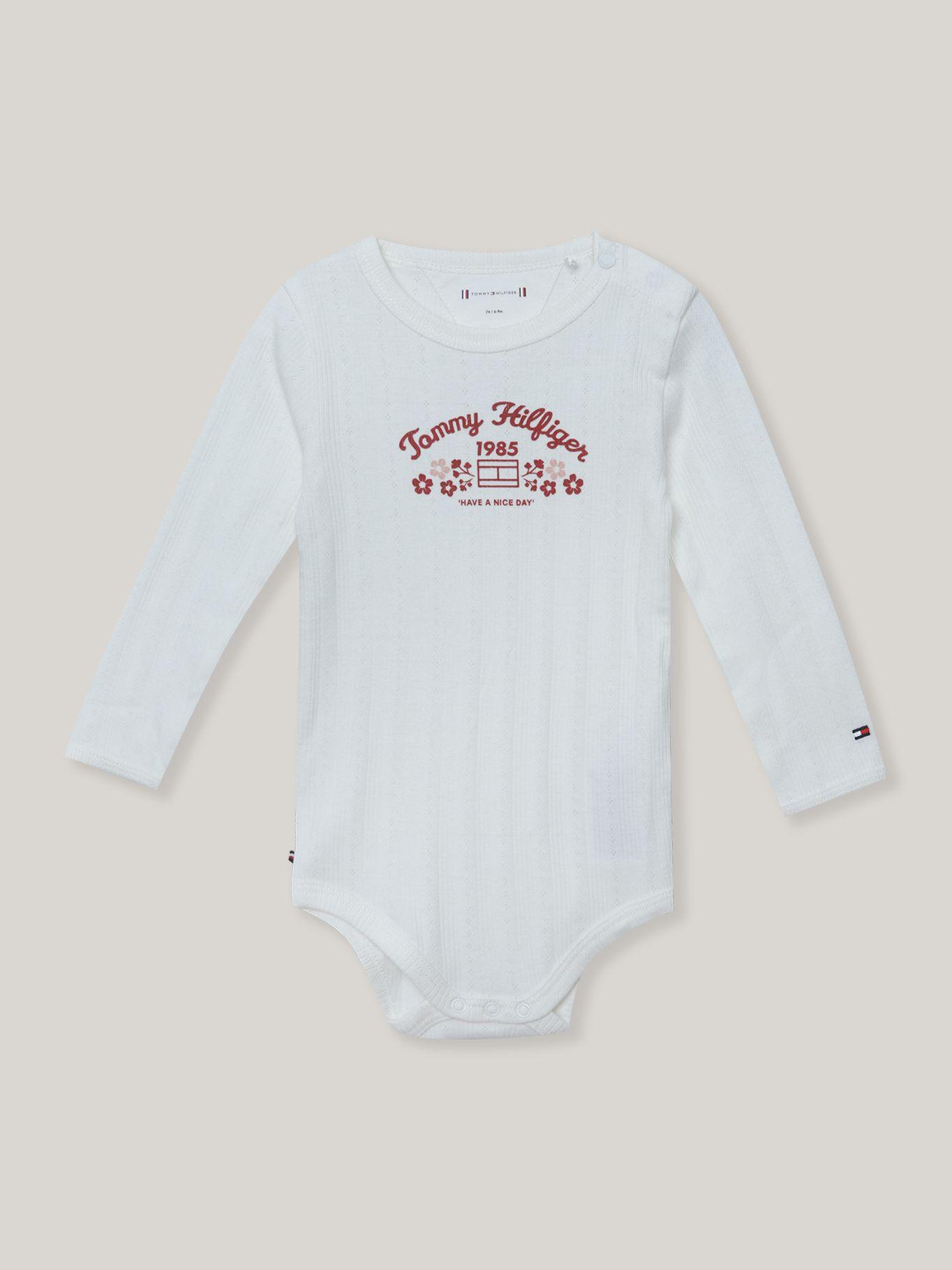 Set De 3 Body De Estilo Varsity Blanco Tommy Hilfiger-2