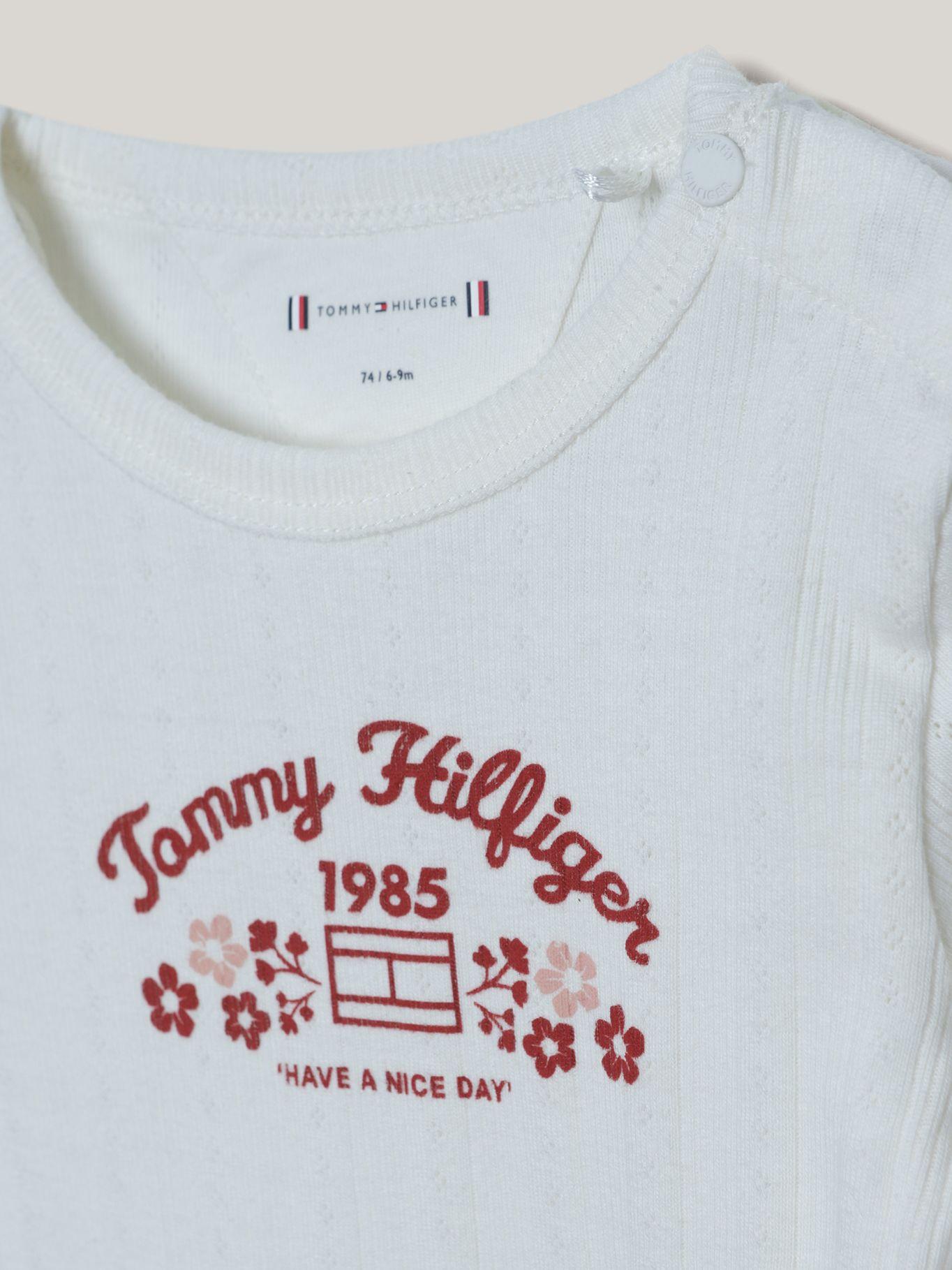 Set De 3 Body De Estilo Varsity Blanco Tommy Hilfiger-3
