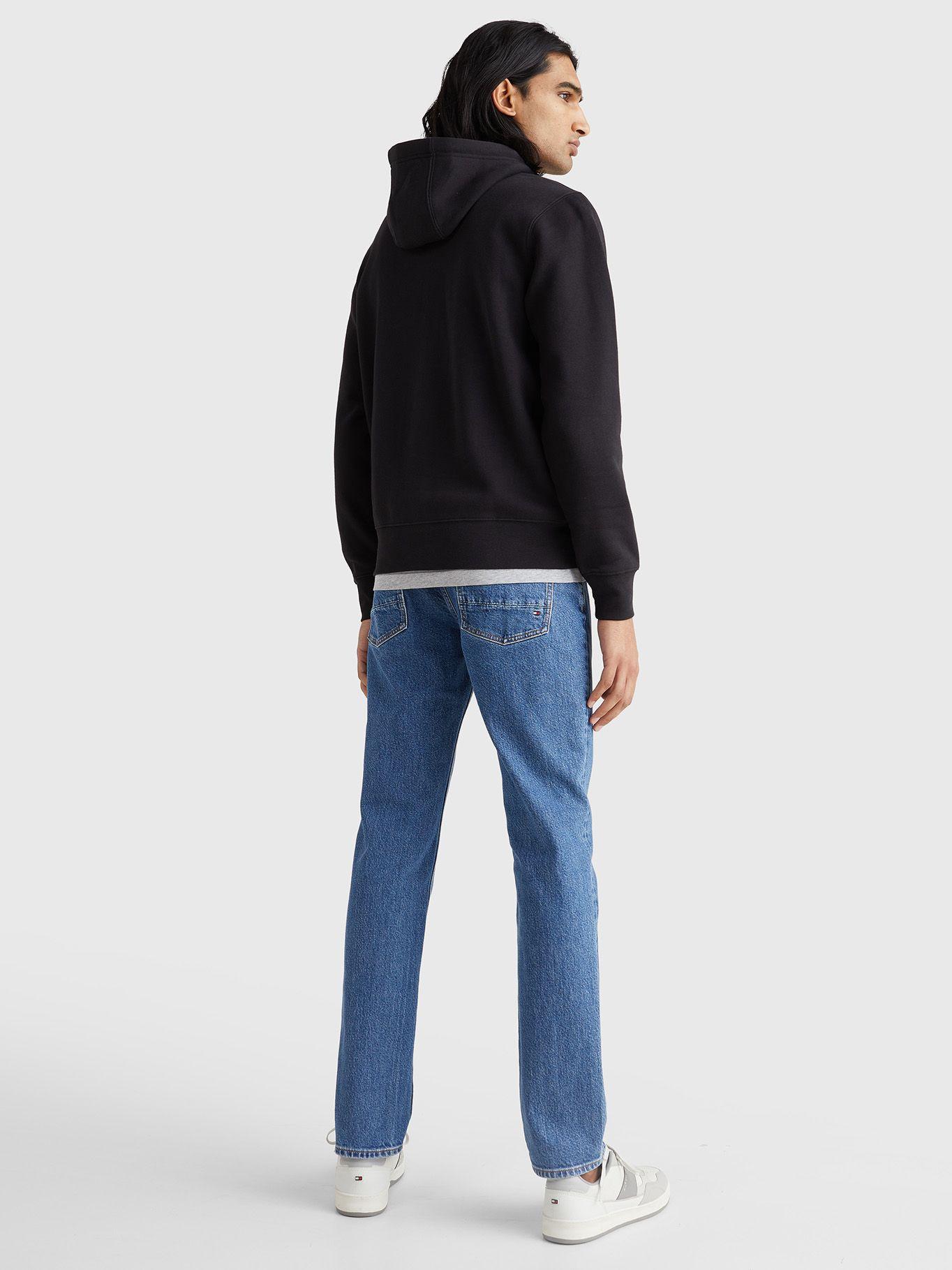 Polerón Hoodie Graphic Center Logo Negro Tommy Hilfiger-1