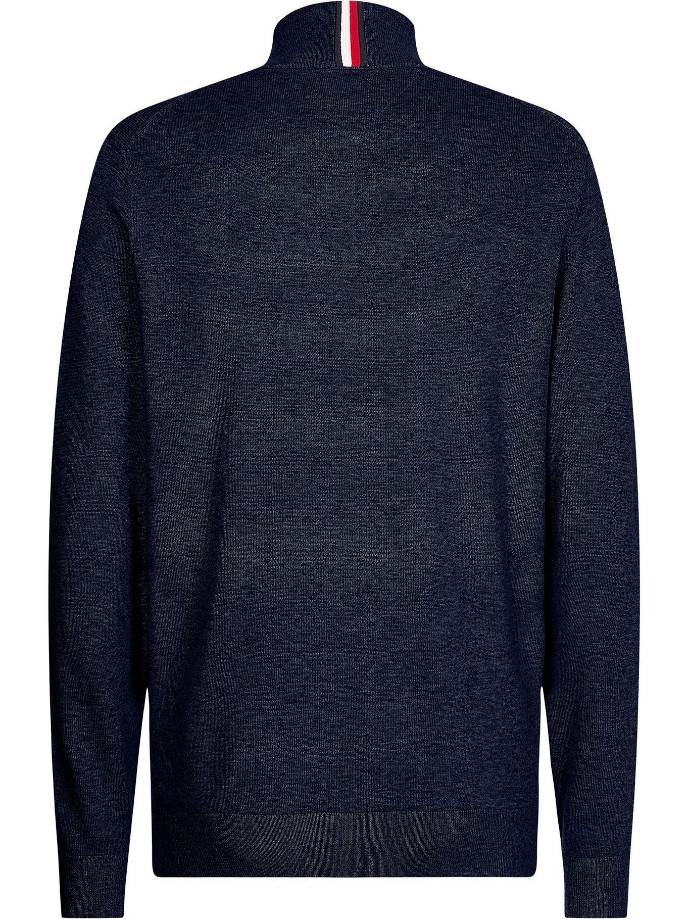 Cárdigan Essential Con Cierre Azul Tommy Hilfiger-1