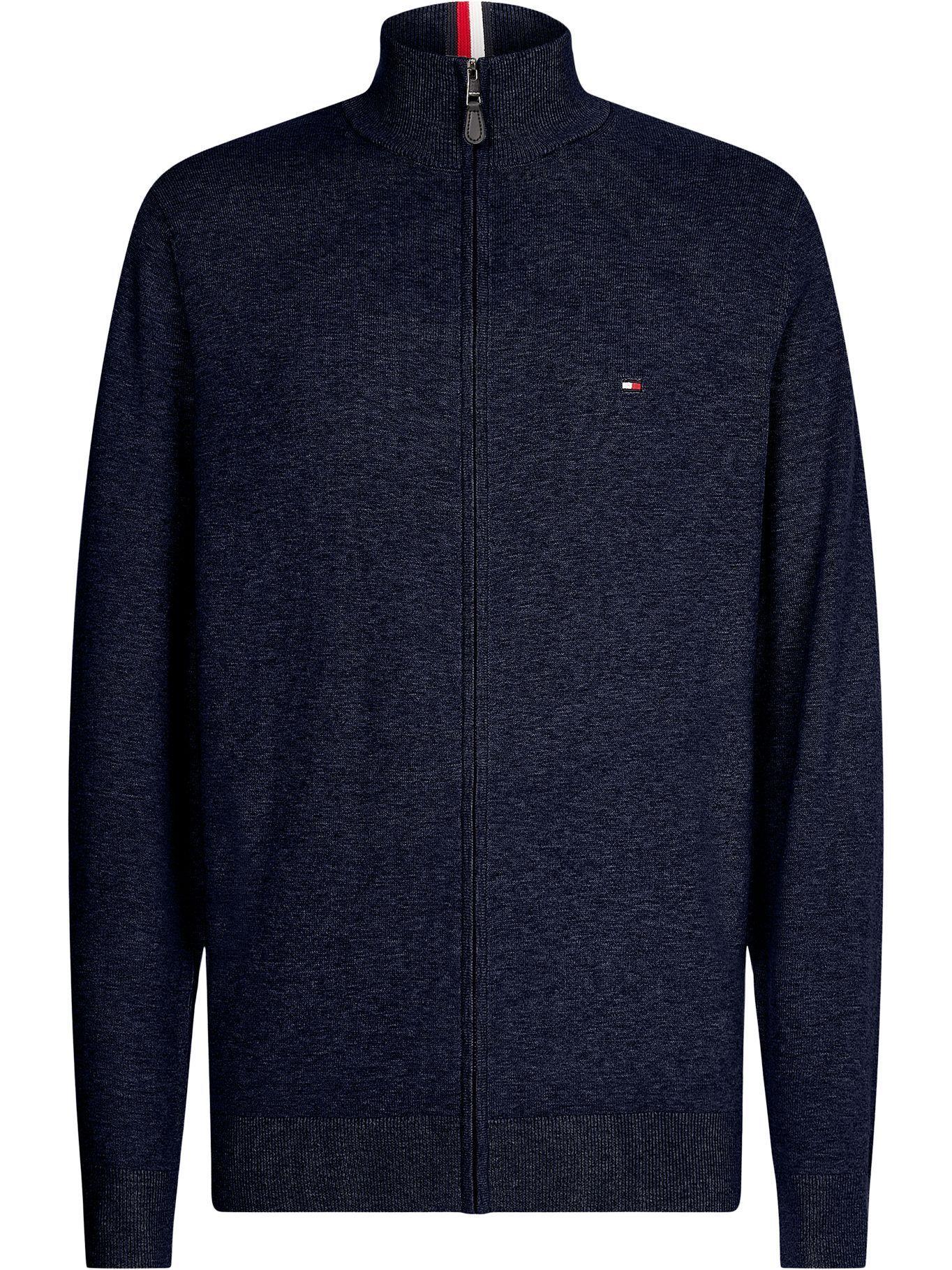 Cárdigan Essential Con Cierre Azul Tommy Hilfiger-0