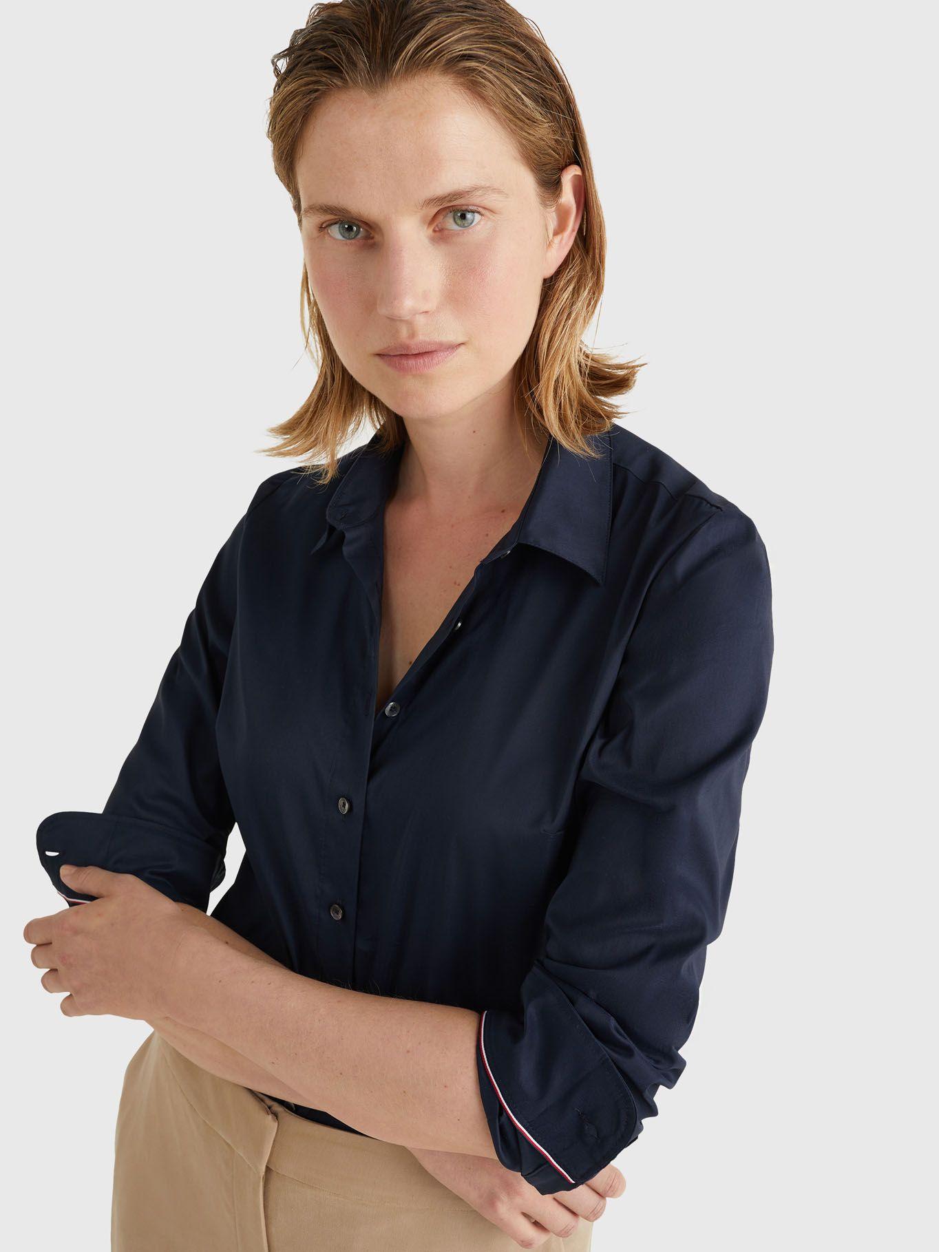 Camisa Heritage Slim Fit Azul Tommy Hilfiger-2