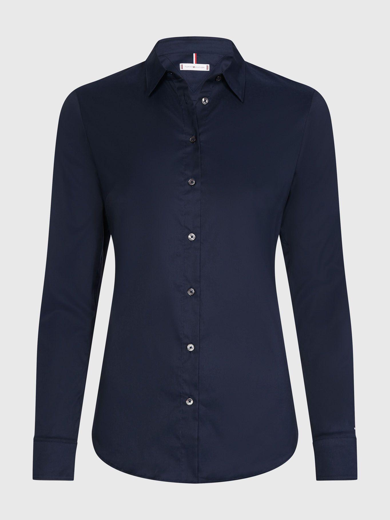 Camisa Heritage Slim Fit Azul Tommy Hilfiger-4