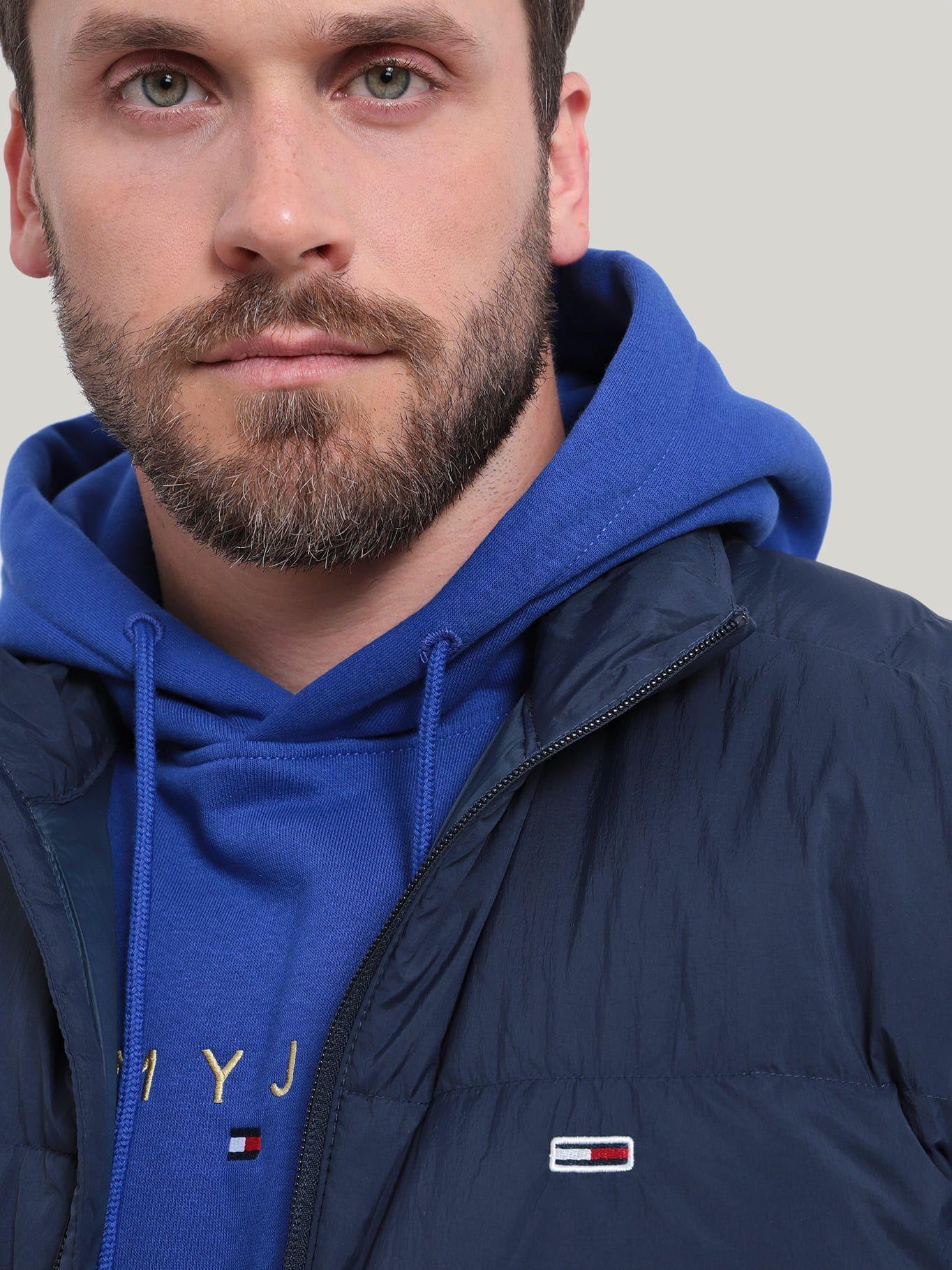 Parka Acolchada Packable Con Logo Azul Tommy Hilfiger-3