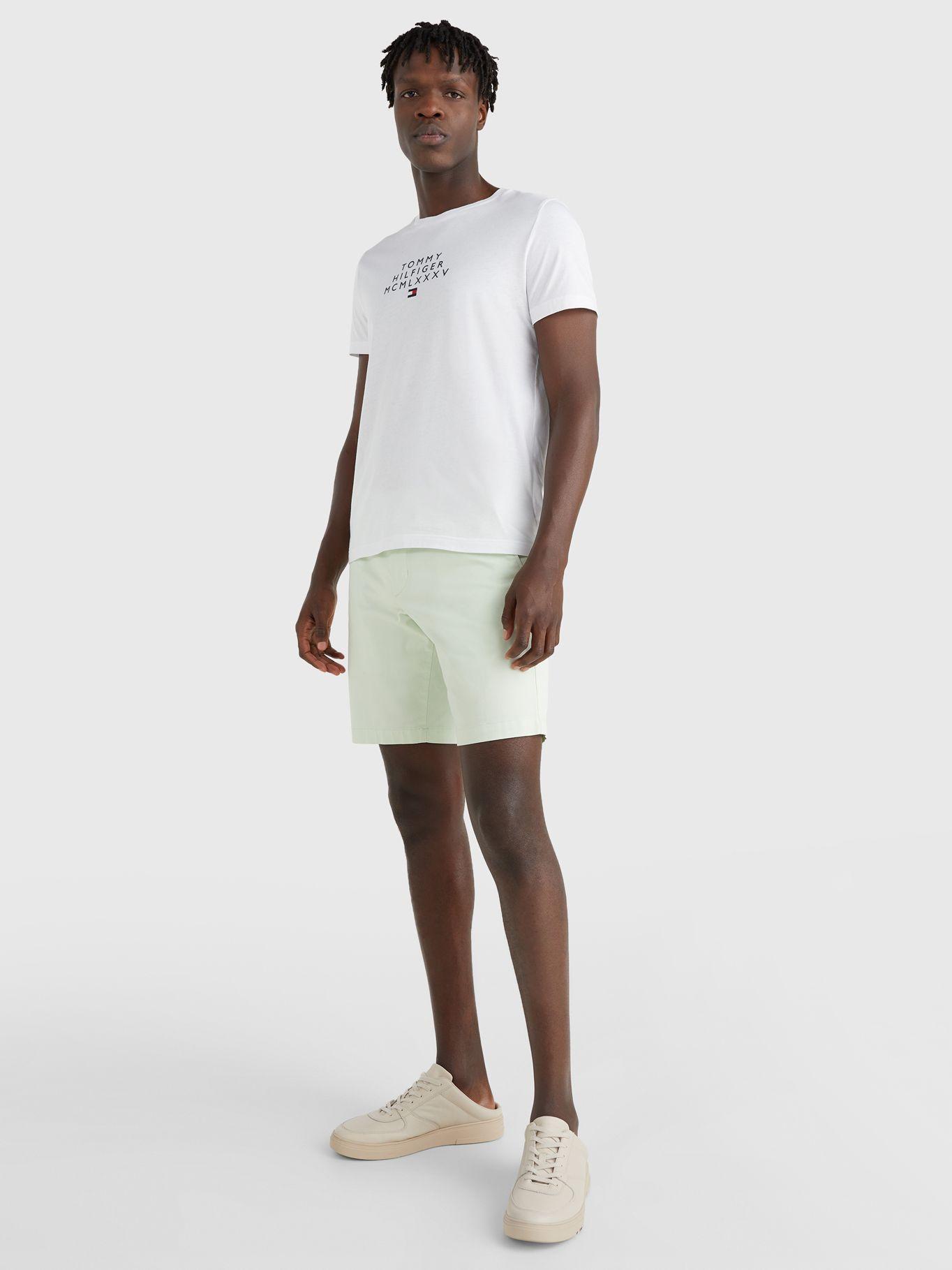 Polera Centre Graphic Logo Blanco Tommy Hilfiger-3