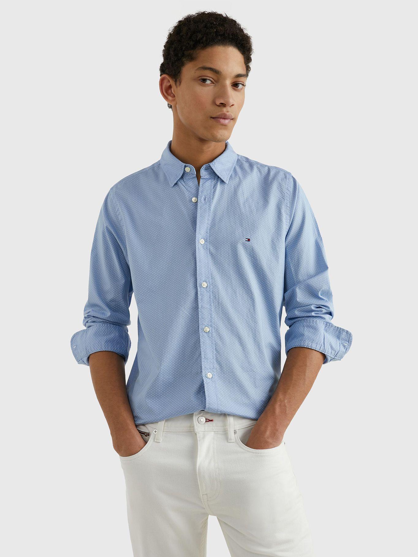 Camisa Natural Soft Print Celeste Tommy Hilfiger-0