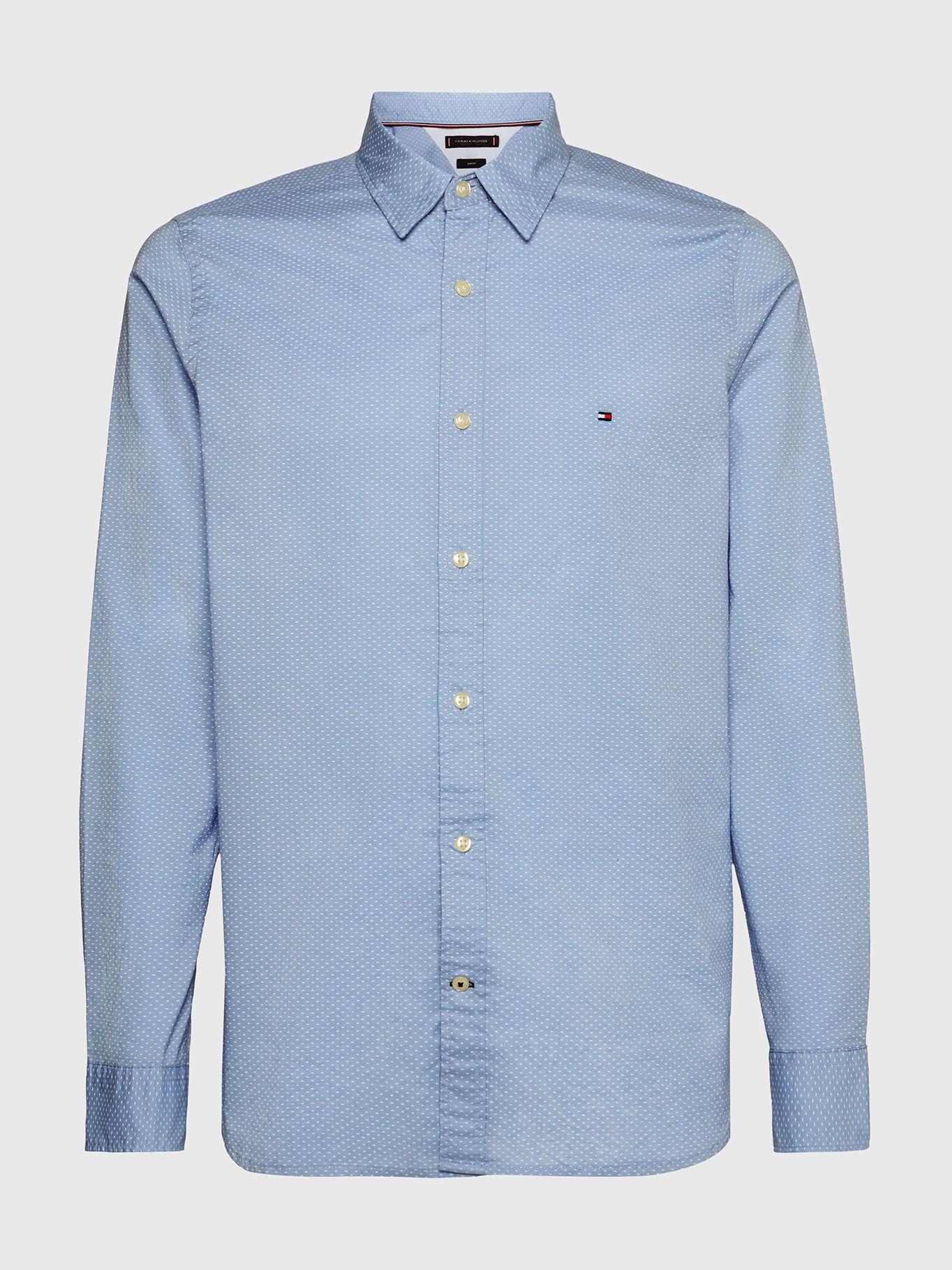 Camisa Natural Soft Print Celeste Tommy Hilfiger-4