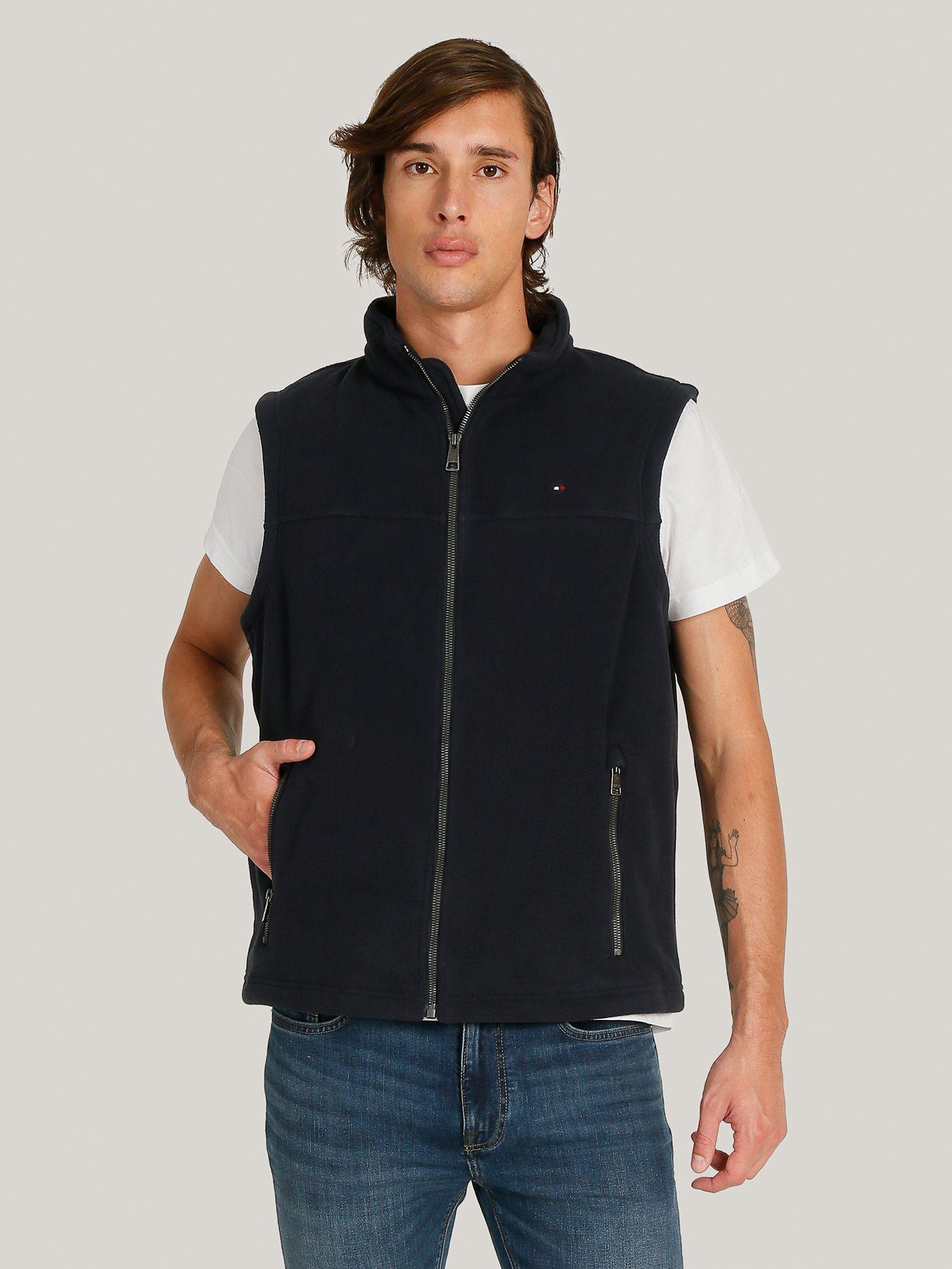 Chaqueta Vest Solid Con Logo Azul Tommy Hilfiger-0
