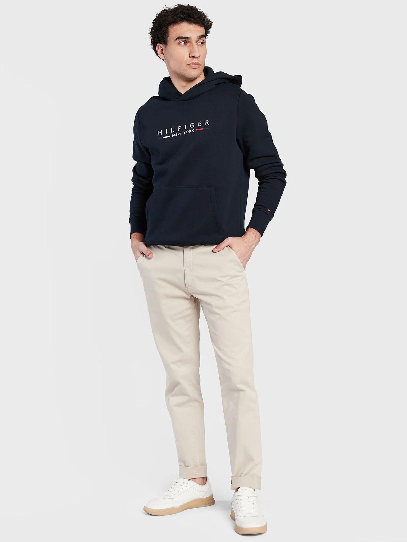 Polerón Hoodie New York Logo Azul Tommy Hilfiger-1