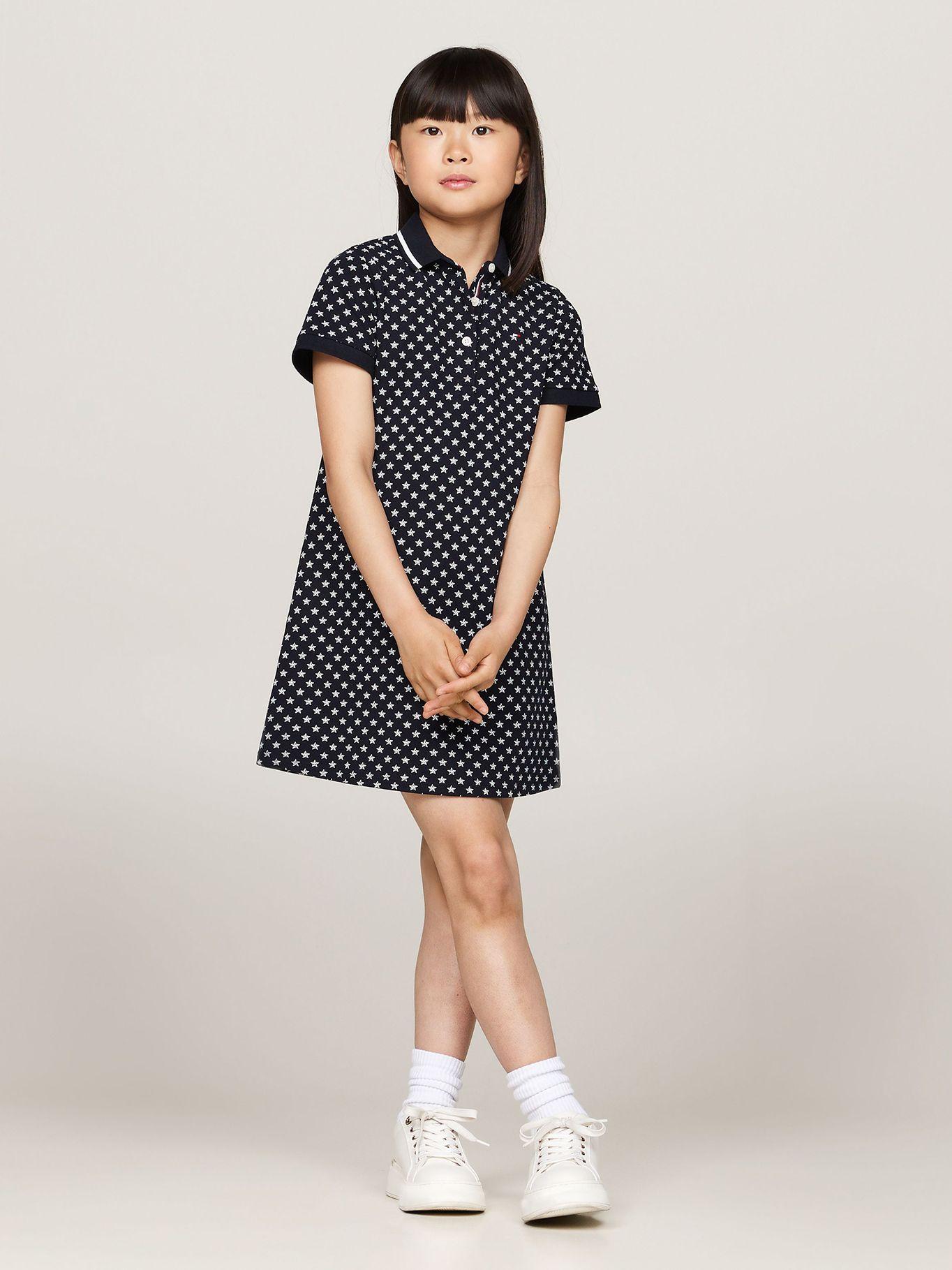 Vestido Con Estampados De Estrellas Azul Tommy Hilfiger-0