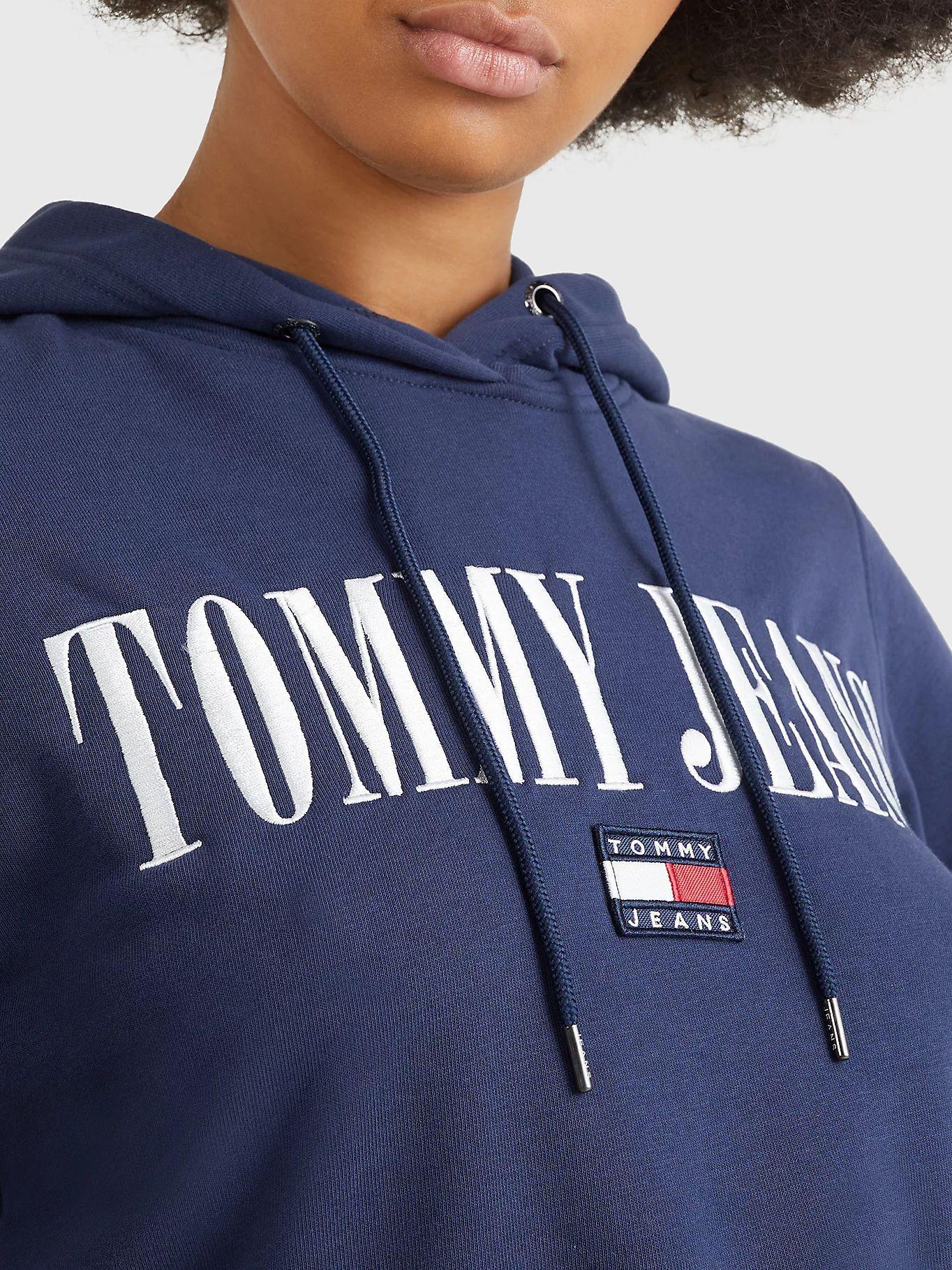 Polerón Hoodie Crop Archive Azul Tommy Jeans-3