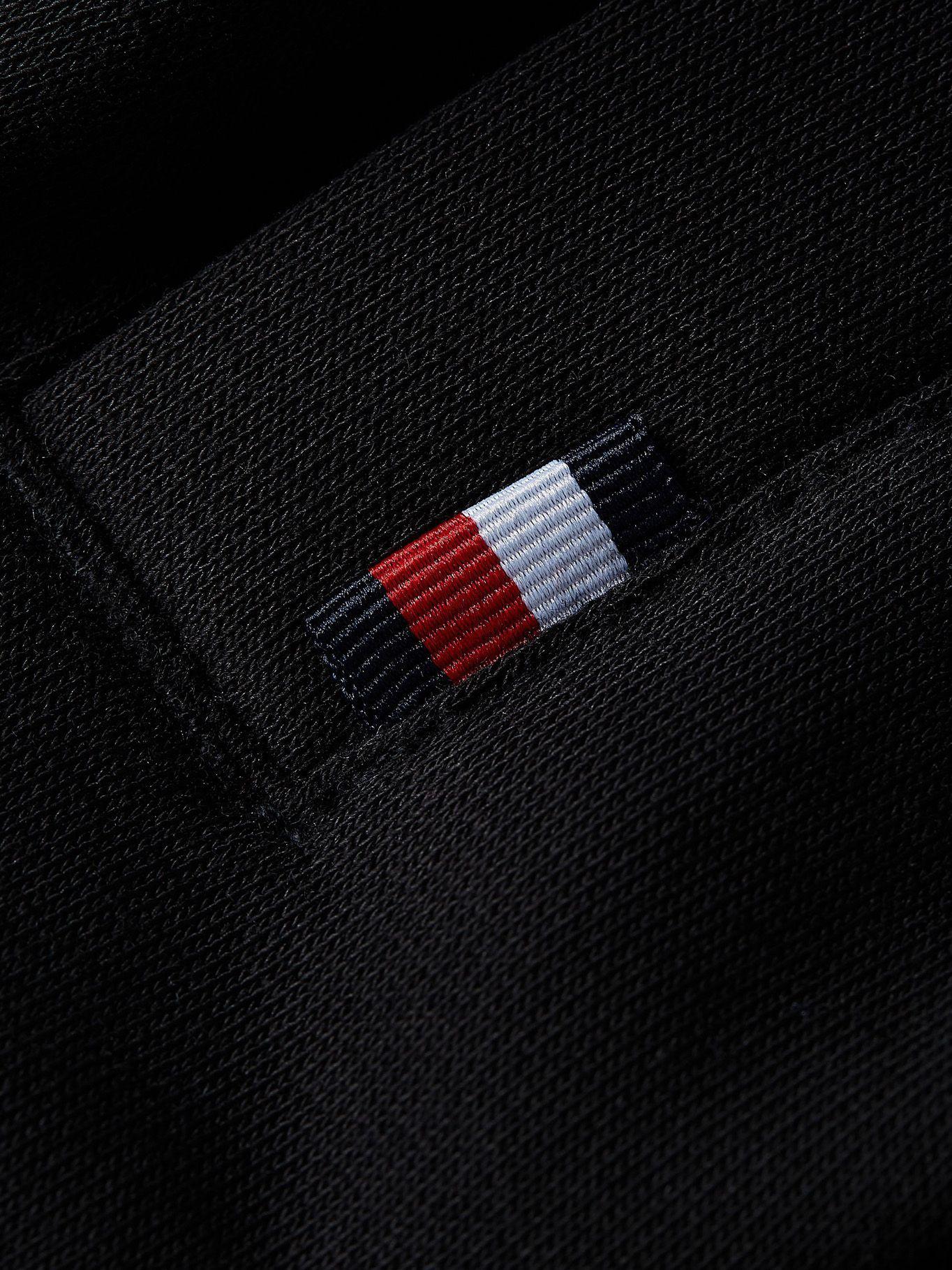 Polerón Hoodie Vertical Logo Negro Tommy Hilfiger-8