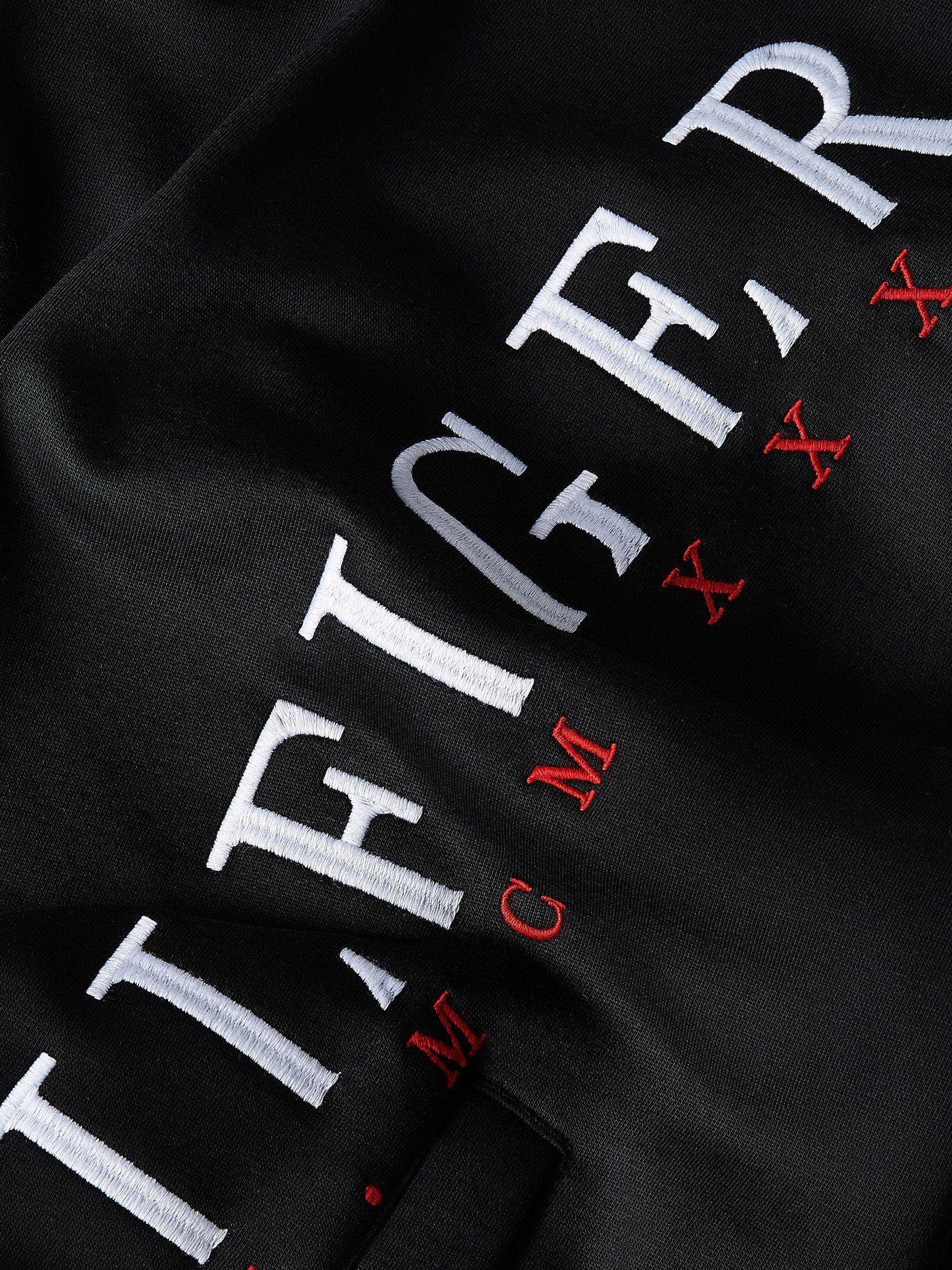 Polerón Hoodie Vertical Logo Negro Tommy Hilfiger-6