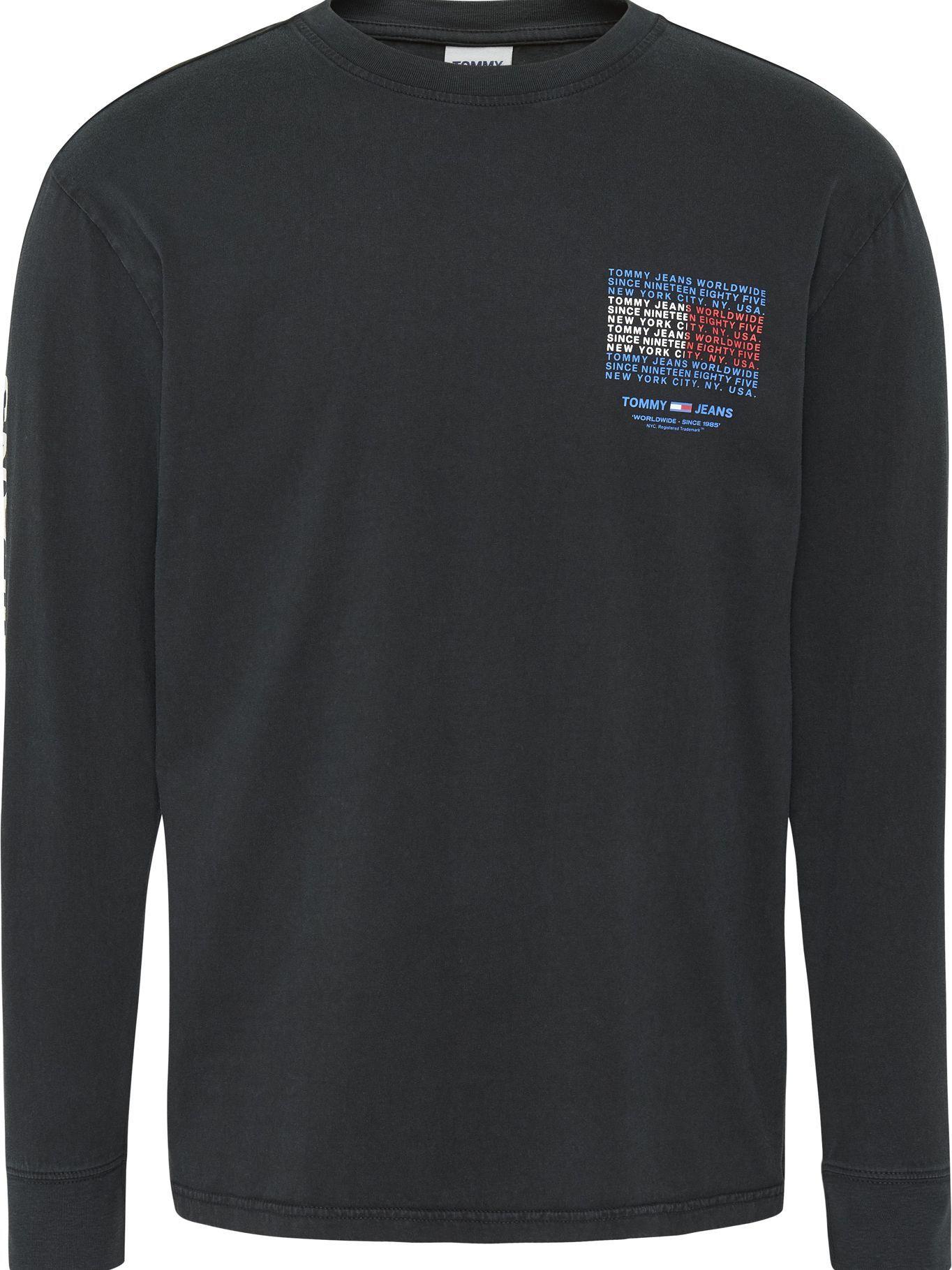 Polera Vintage Logo Negro Tommy Jeans F2-0