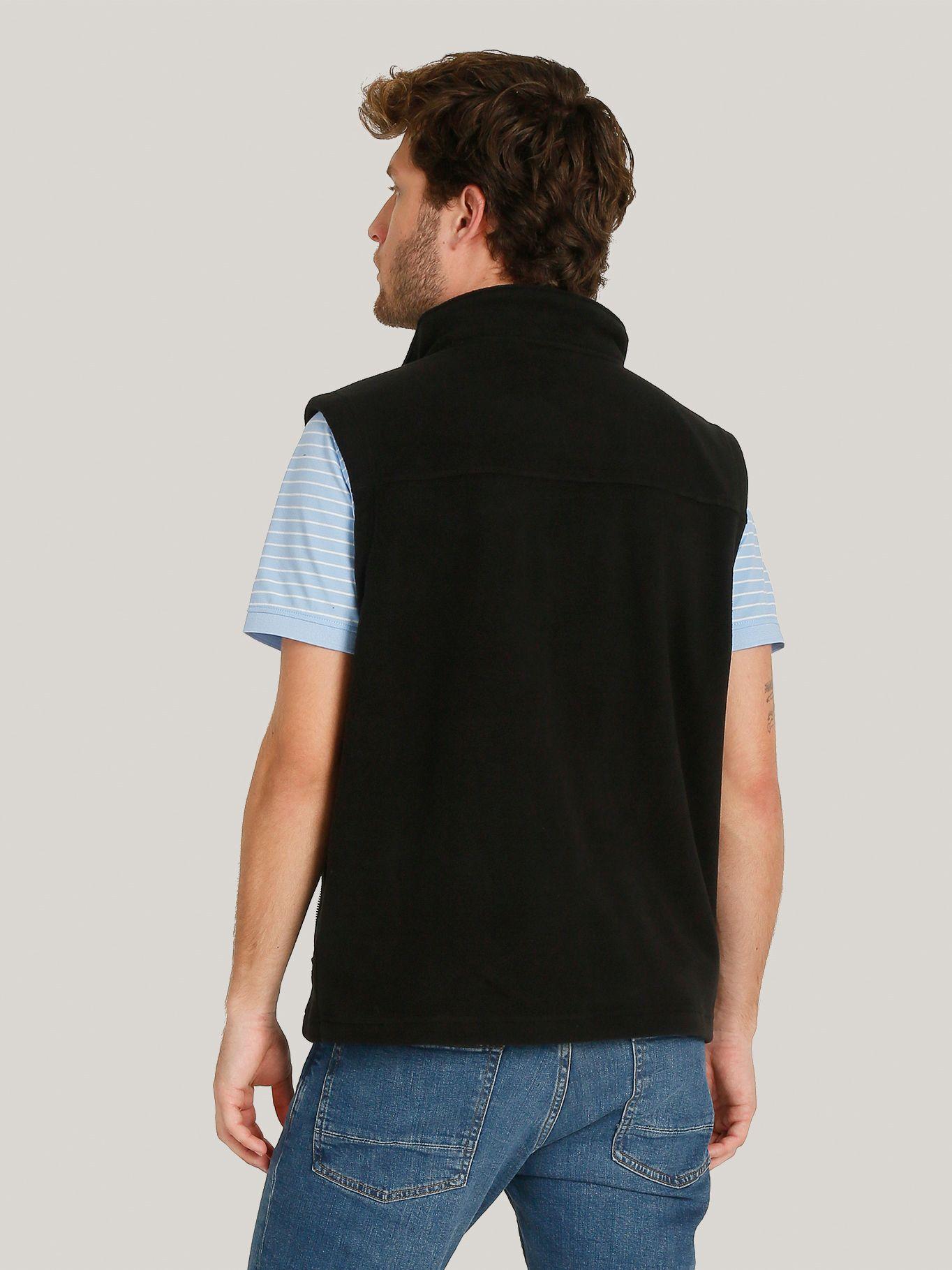 Chaqueta Vest Solid Con Logo Negro Tommy Hilfiger-3