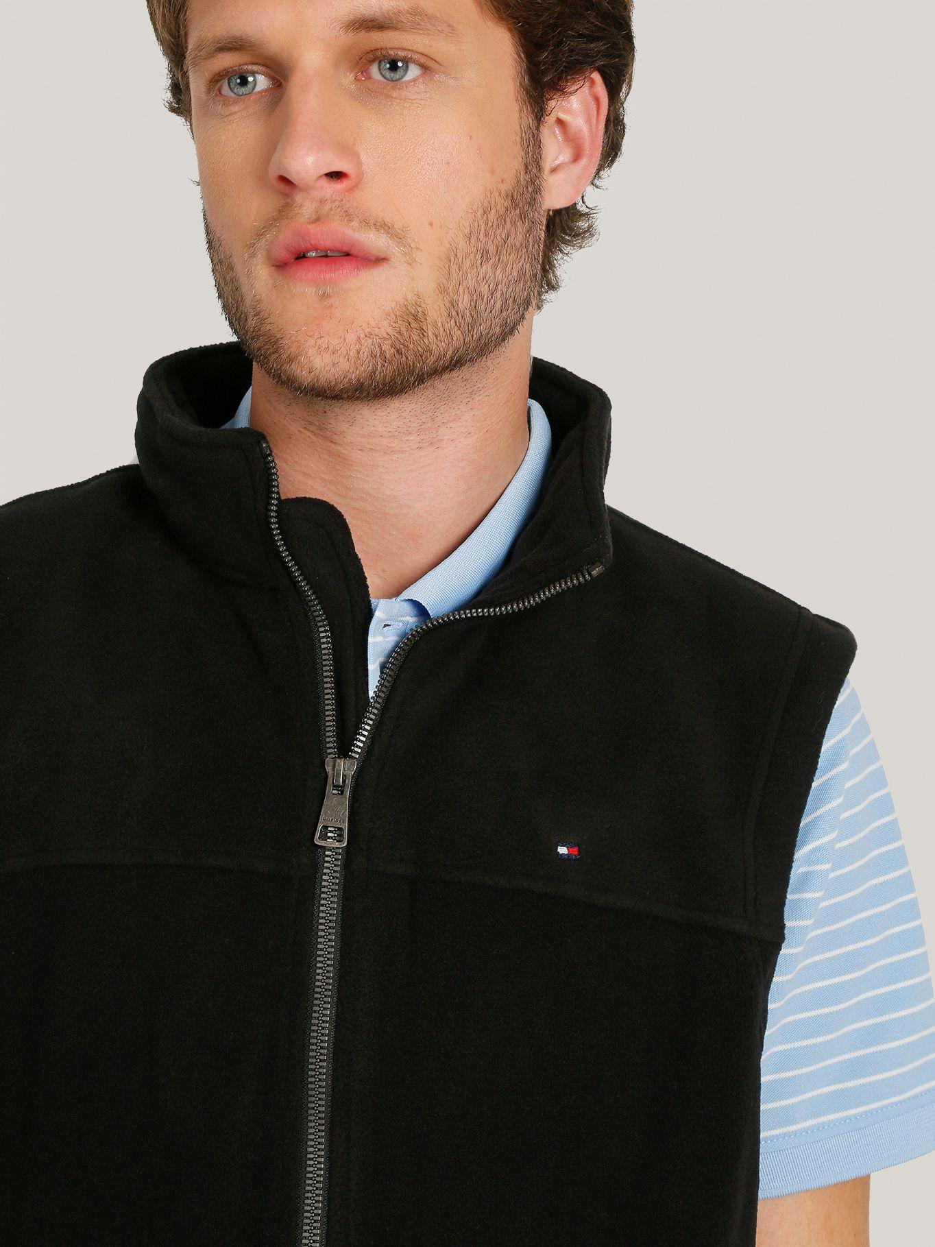 Chaqueta Vest Solid Con Logo Negro Tommy Hilfiger-4