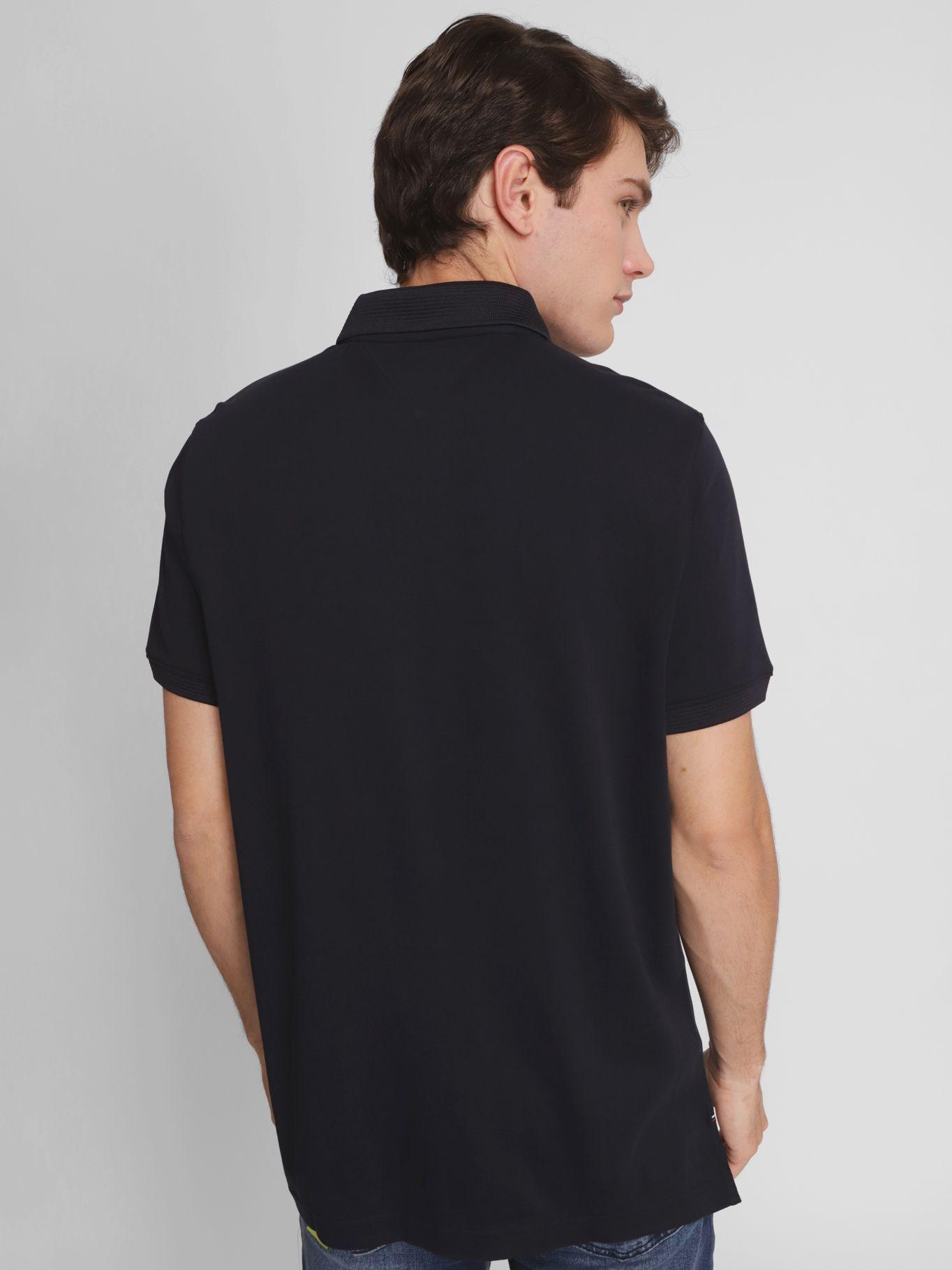 Polo Con Tapeta De Cierre Azul Tommy Hilfiger-1