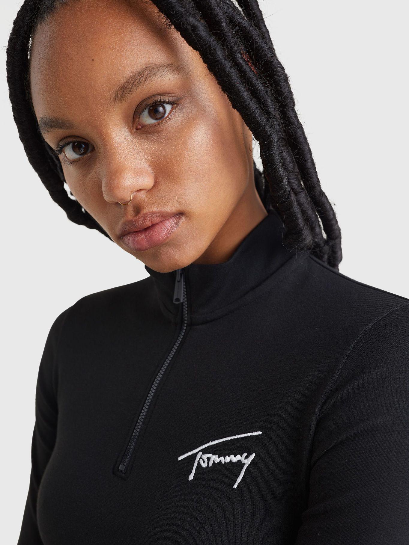 Vestido Signature Logo Negro Tommy Jeans-3