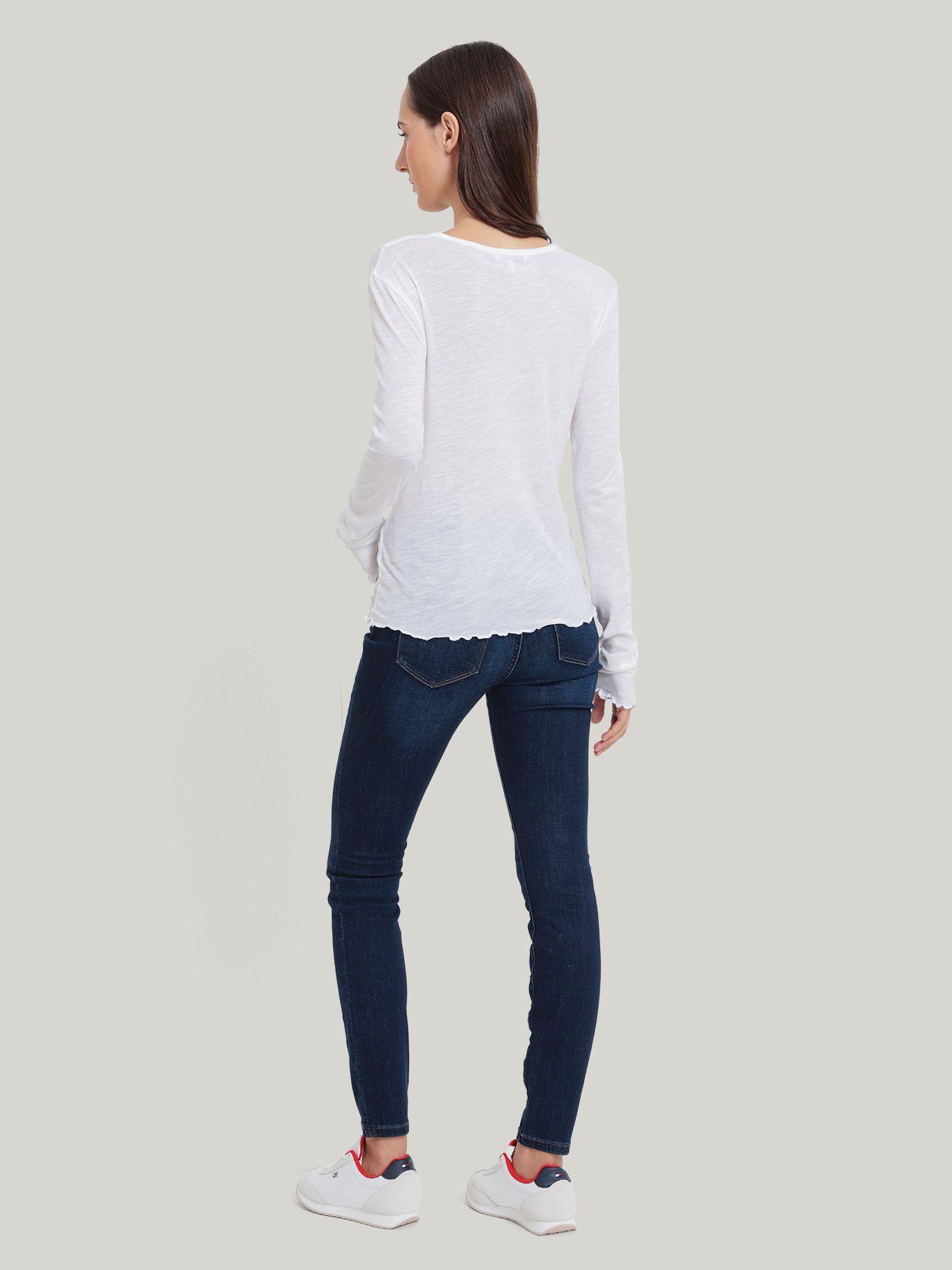 Polera Slub Soft Con Logo Blanco Tommy Hilfiger-2