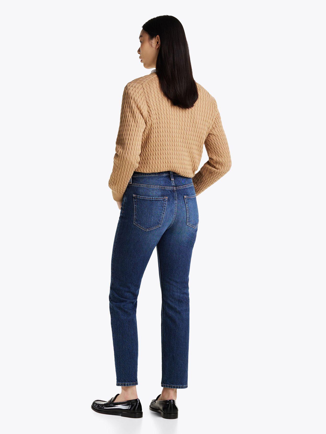 Jeans Slim Fit Cigarette Talle Alto Azul Tommy Hilfiger-2