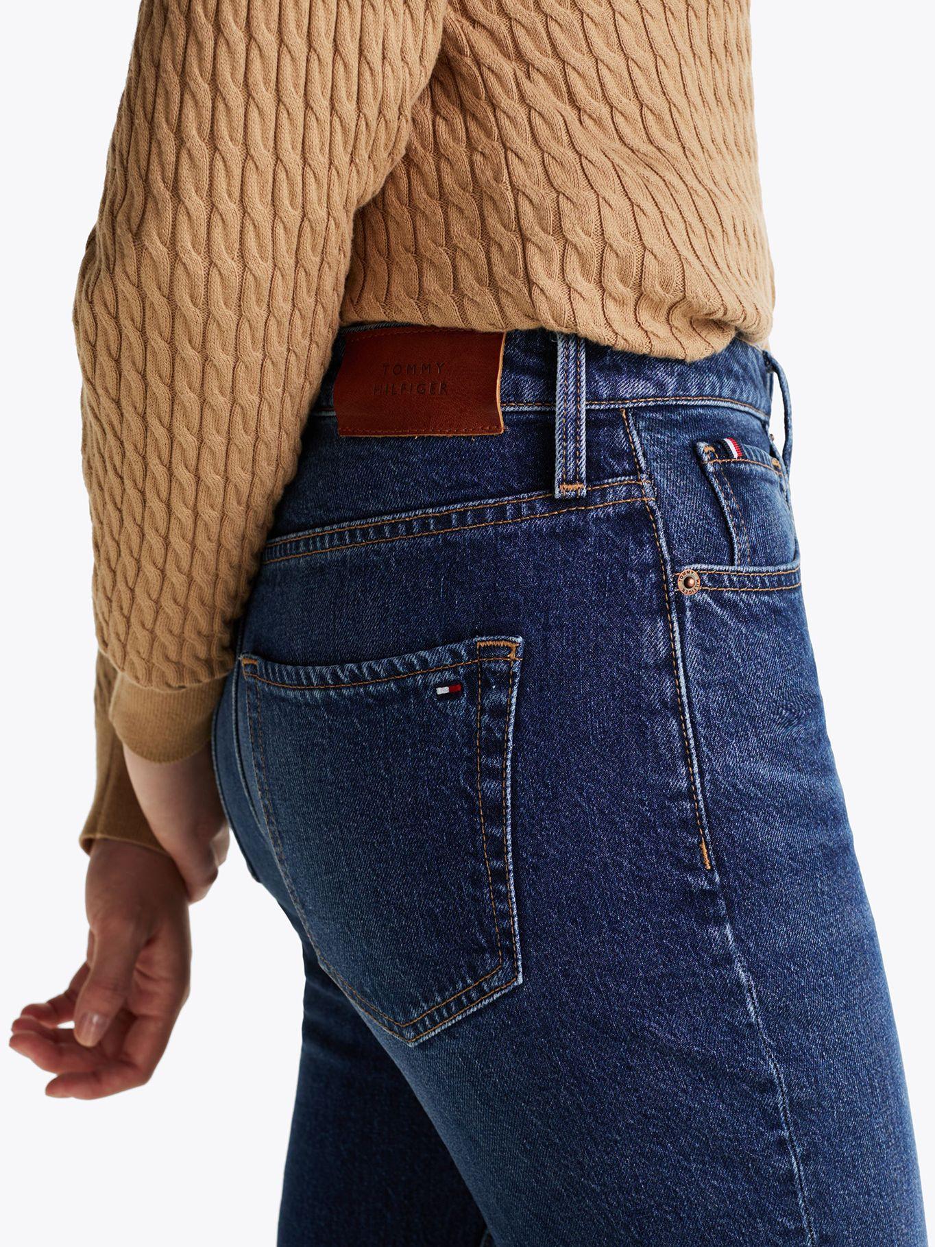 Jeans Slim Fit Cigarette Talle Alto Azul Tommy Hilfiger-3