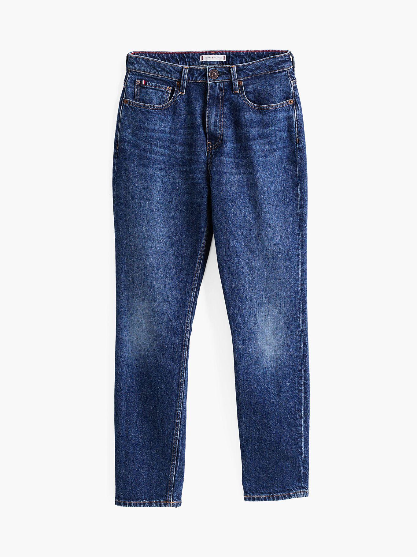 Jeans Slim Fit Cigarette Talle Alto Azul Tommy Hilfiger-4