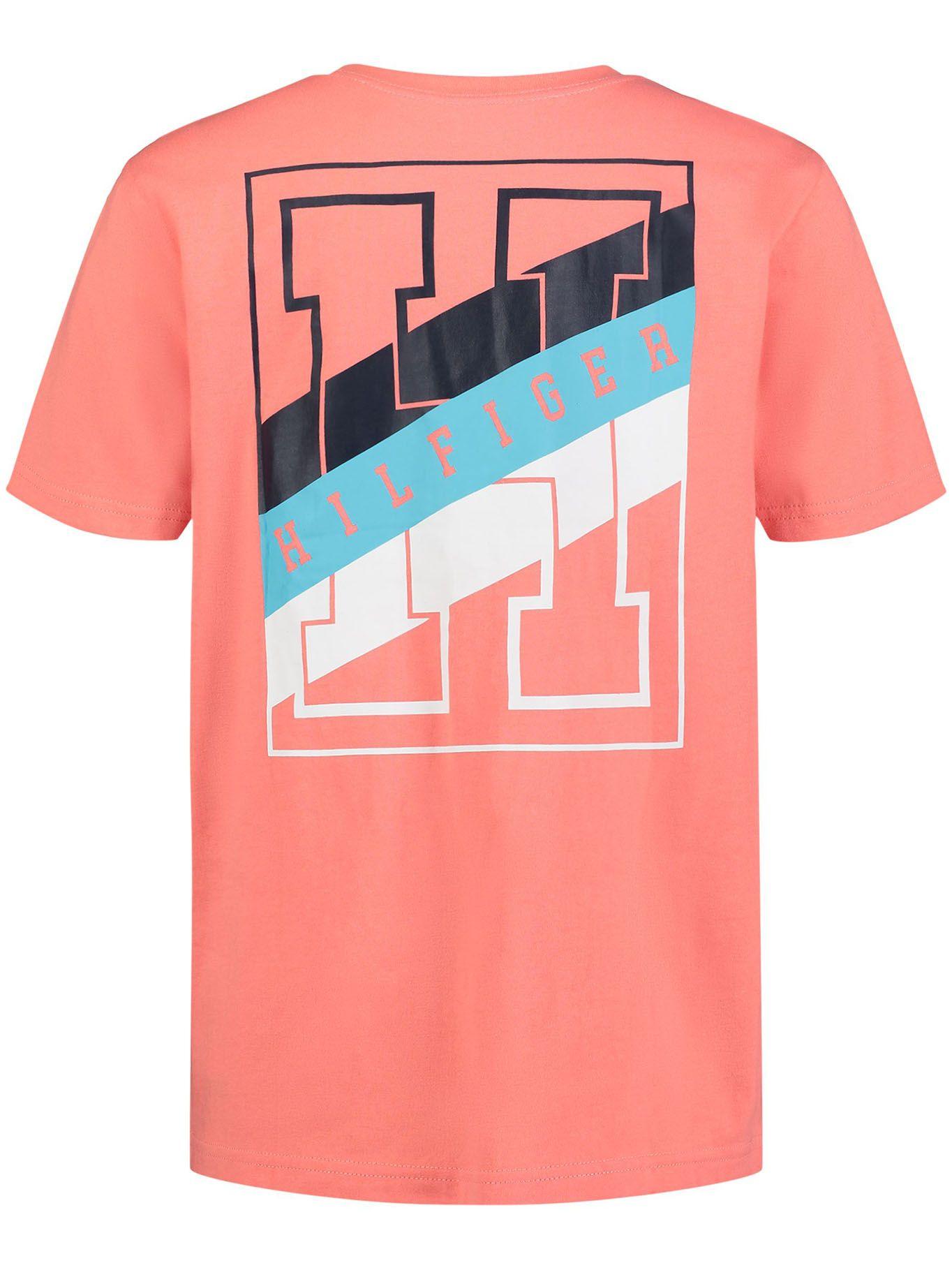 Polera Con Logo En La Espalda Naranjo Tommy Hilfiger-1
