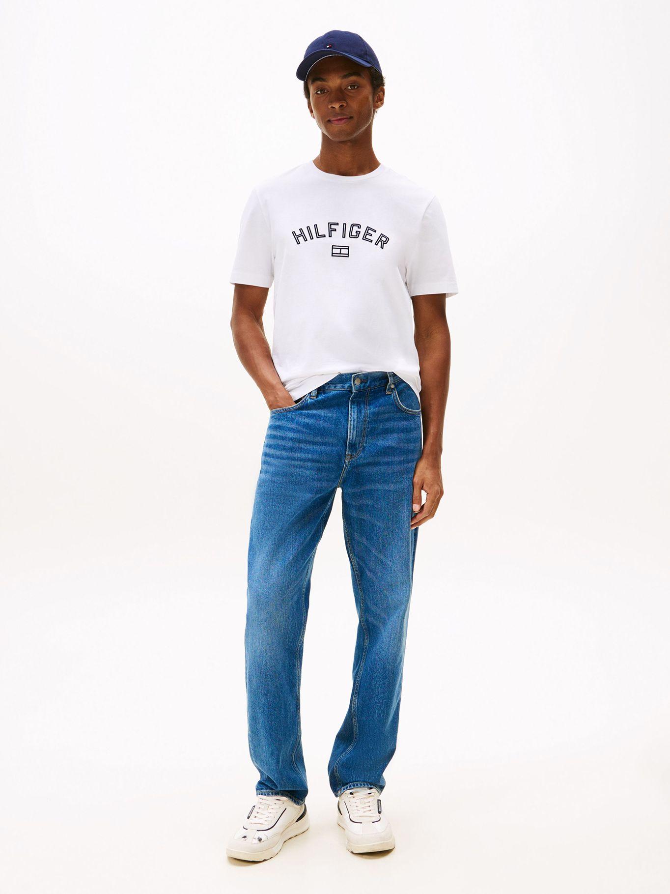 Polera Flock  Logo Estampado Blanco YBR Tommy Hilfiger-1