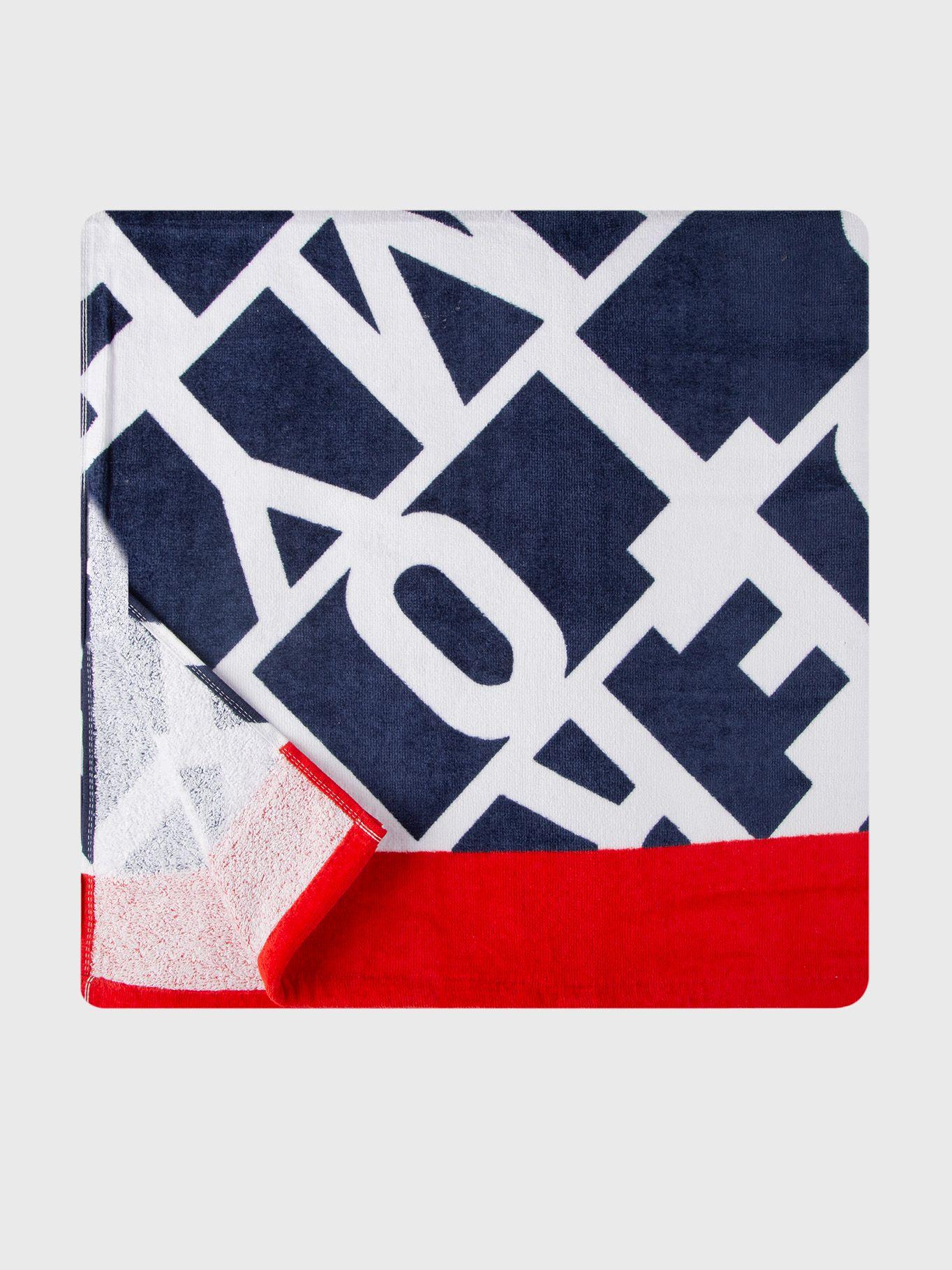 Toalla De Playa Logo Azul Tommy Hilfiger M2-1