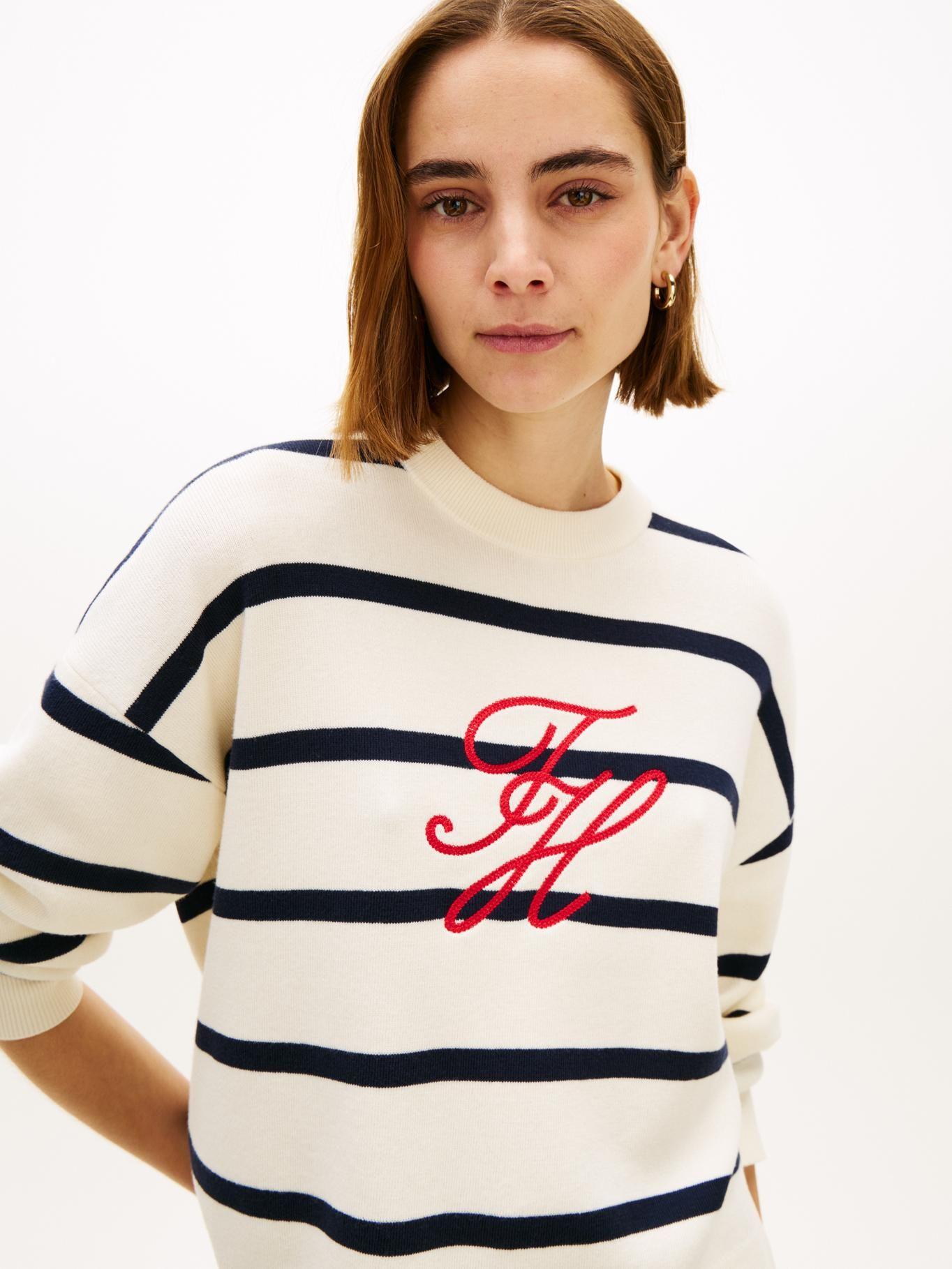 Sweater De Punto Con Logo Bordado-3