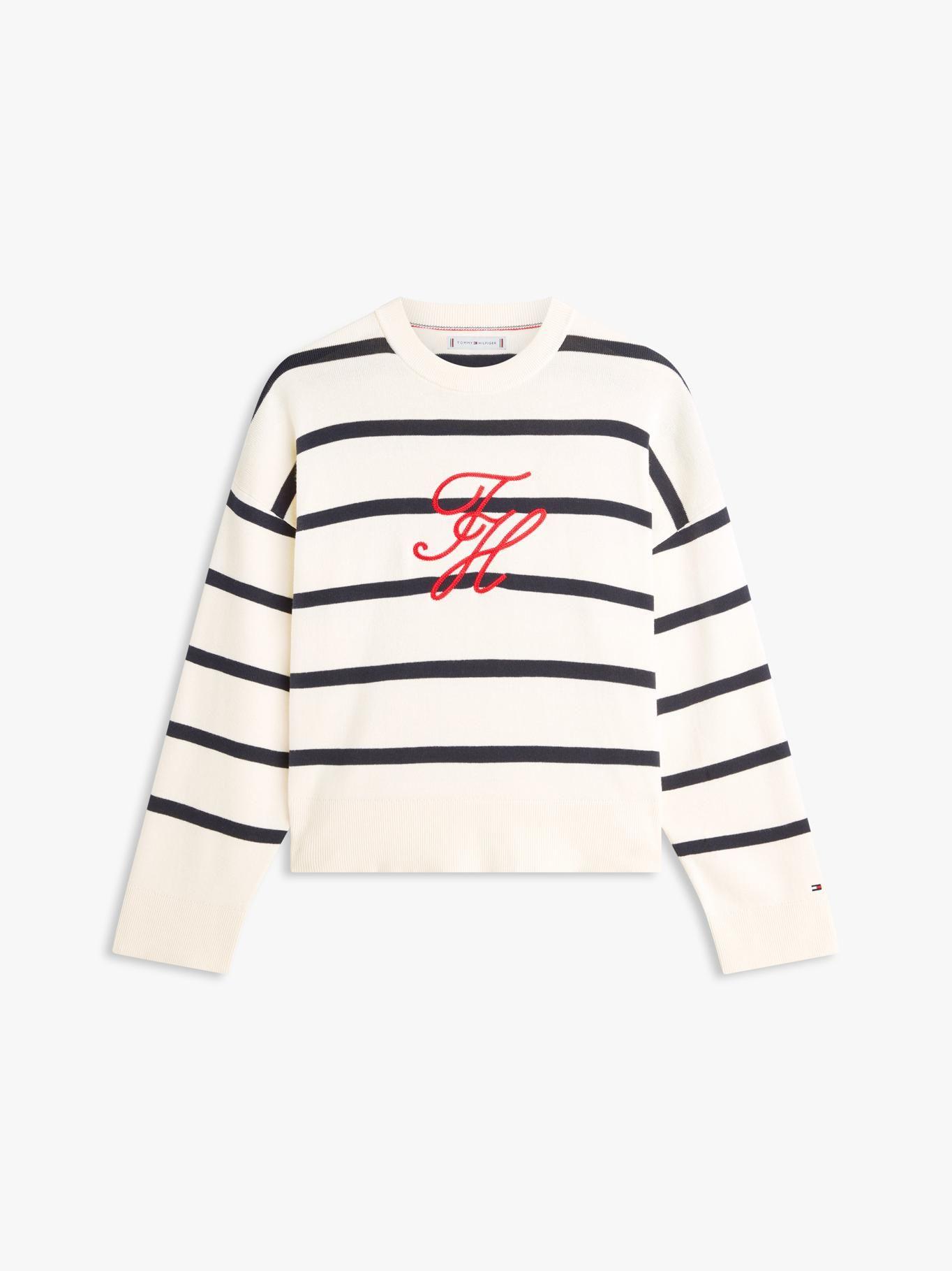 Sweater De Punto Con Logo Bordado-4