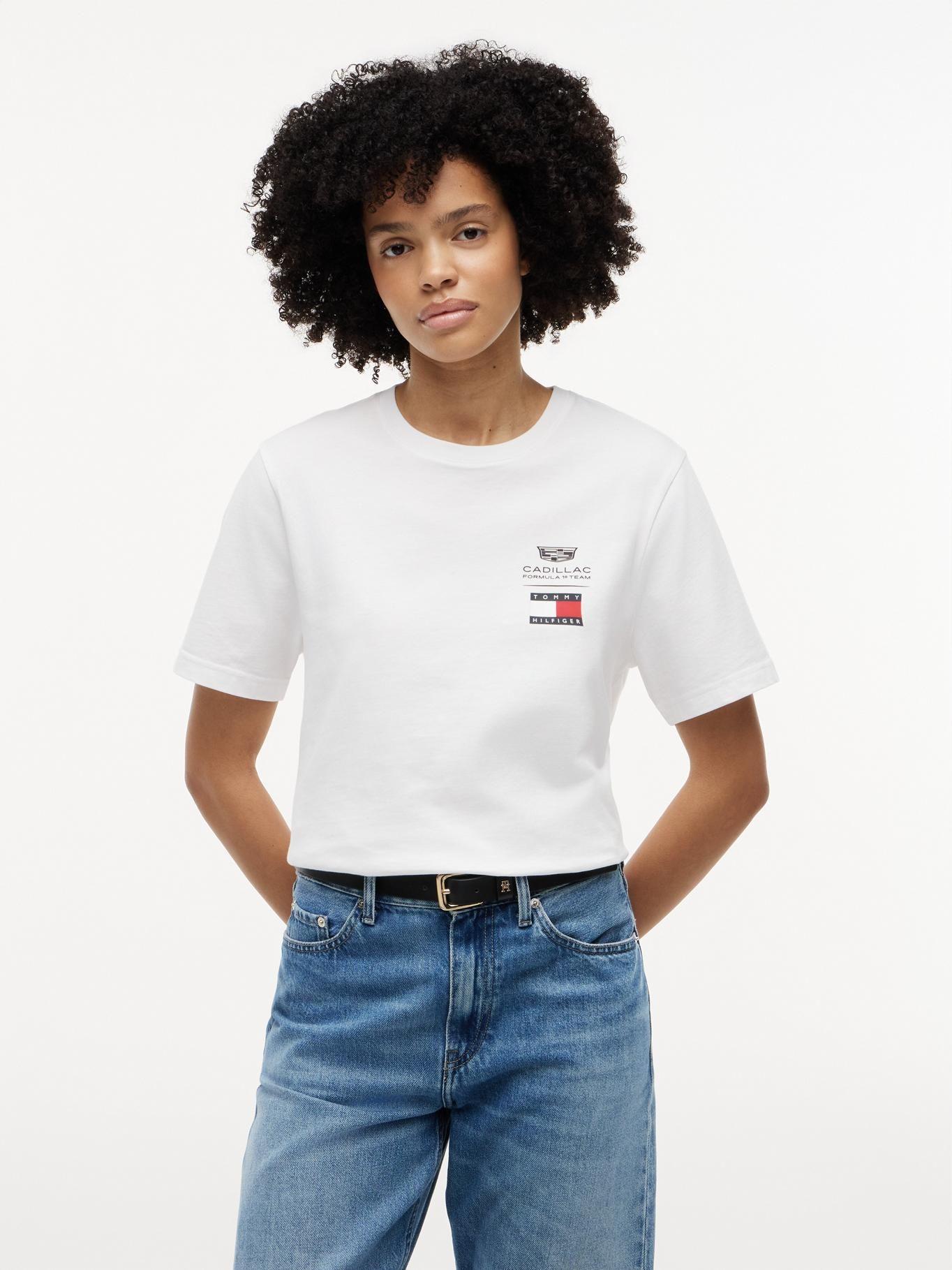 Polera TH x Cadillac F1 YBR Blanco Tommy Hilfiger-1