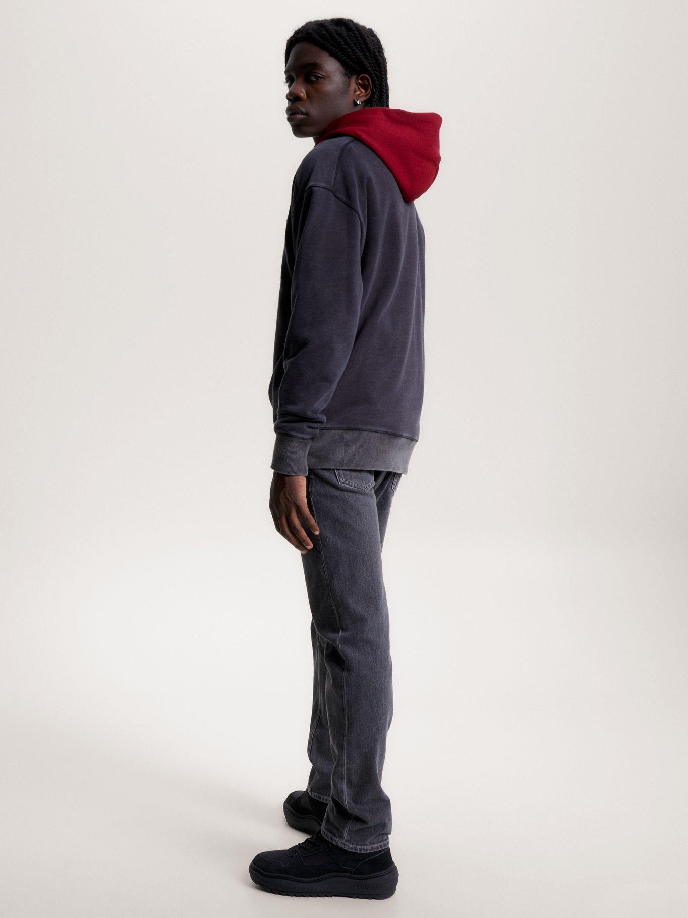 Polerón Relaxed Varsity Logo Negro Tommy Jeans-2