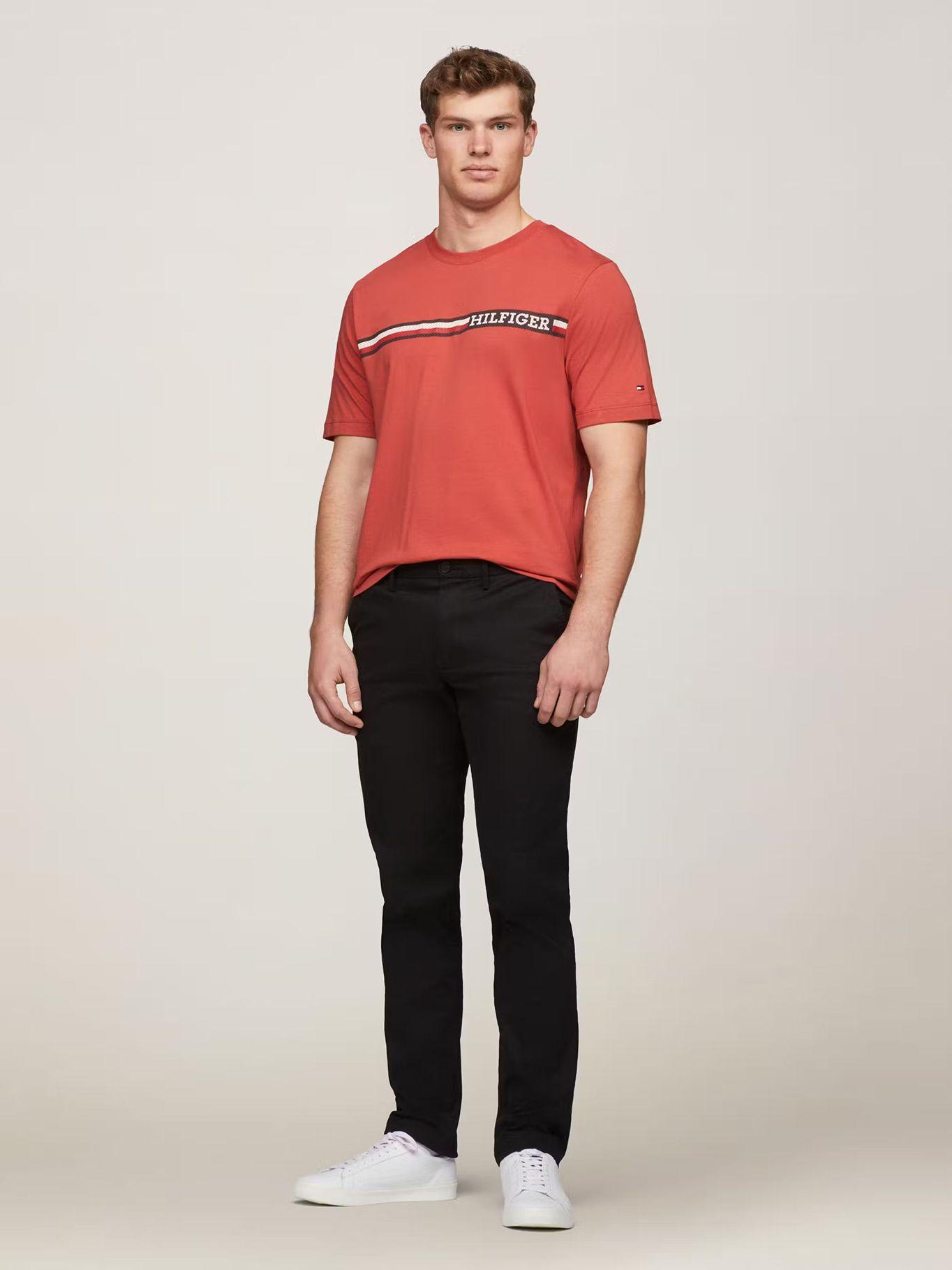 Polera Chest Stipe Con Logo Rojo Tommy Hilfiger-1