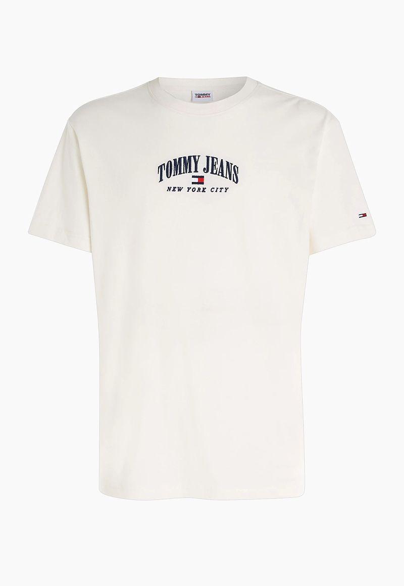 Polera Classic Varsity Blanco Tommy Jeans-4