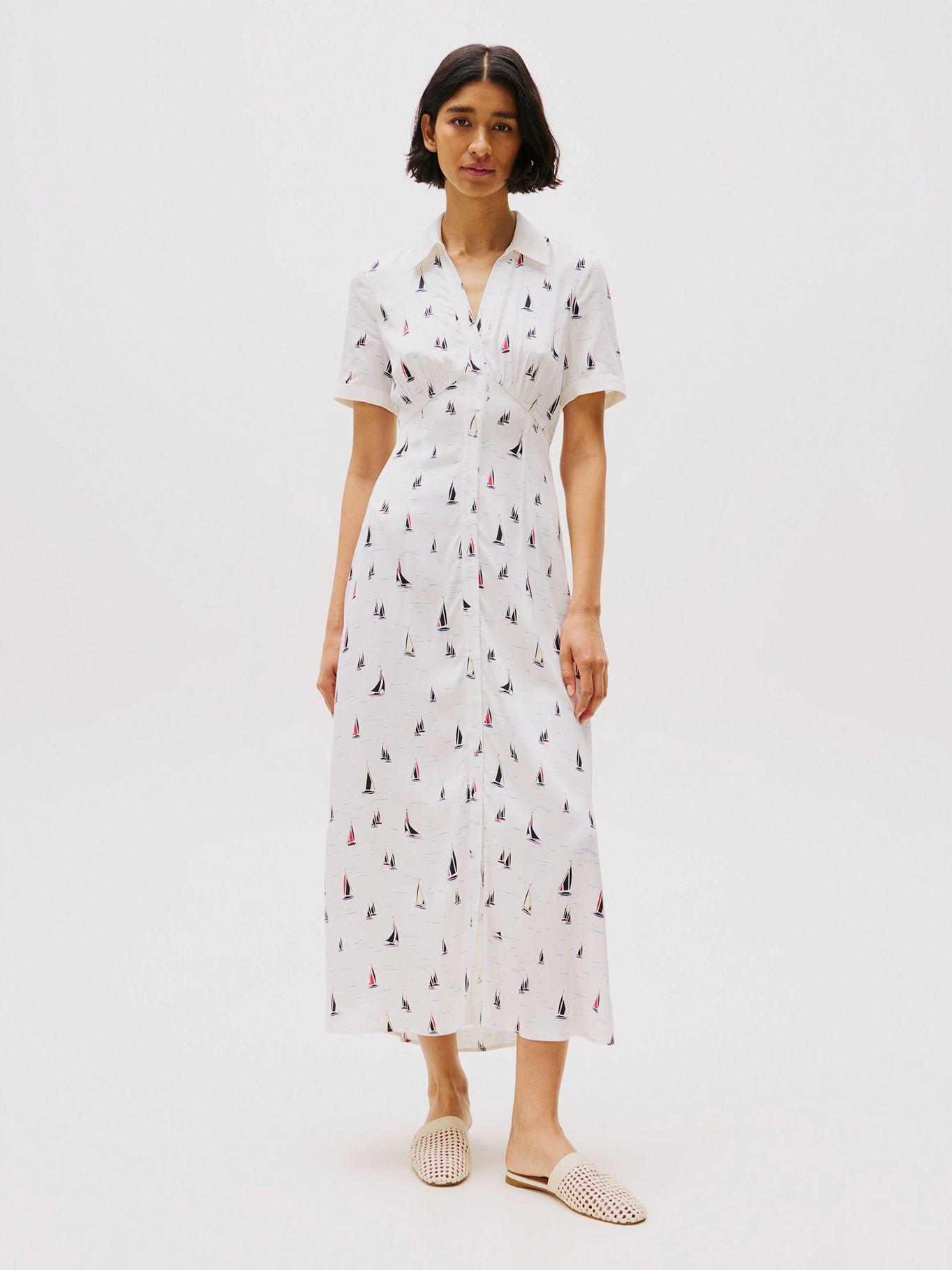 Vestido Estampado Blanco Tommy Hilfiger-0