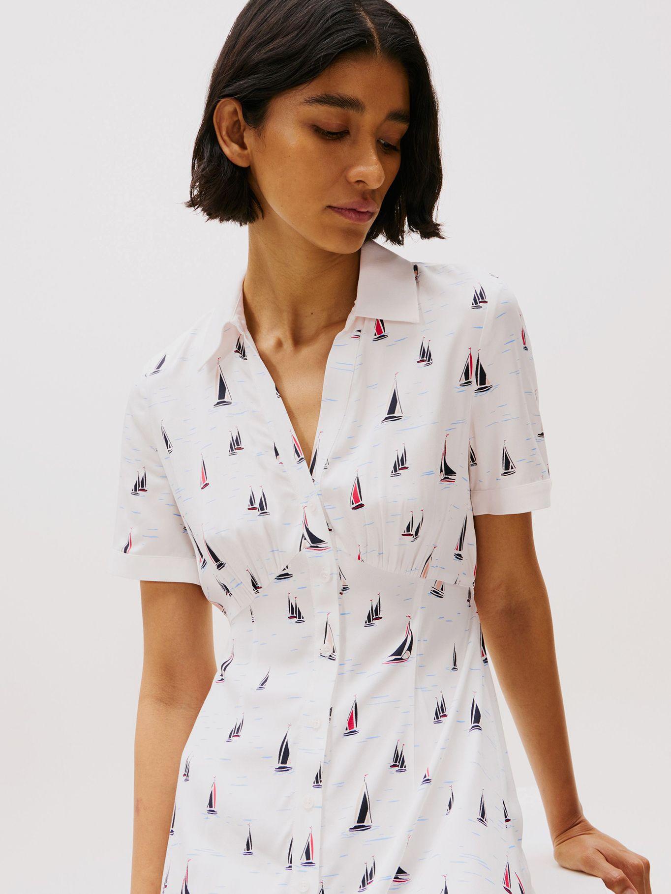 Vestido Estampado Blanco Tommy Hilfiger-3