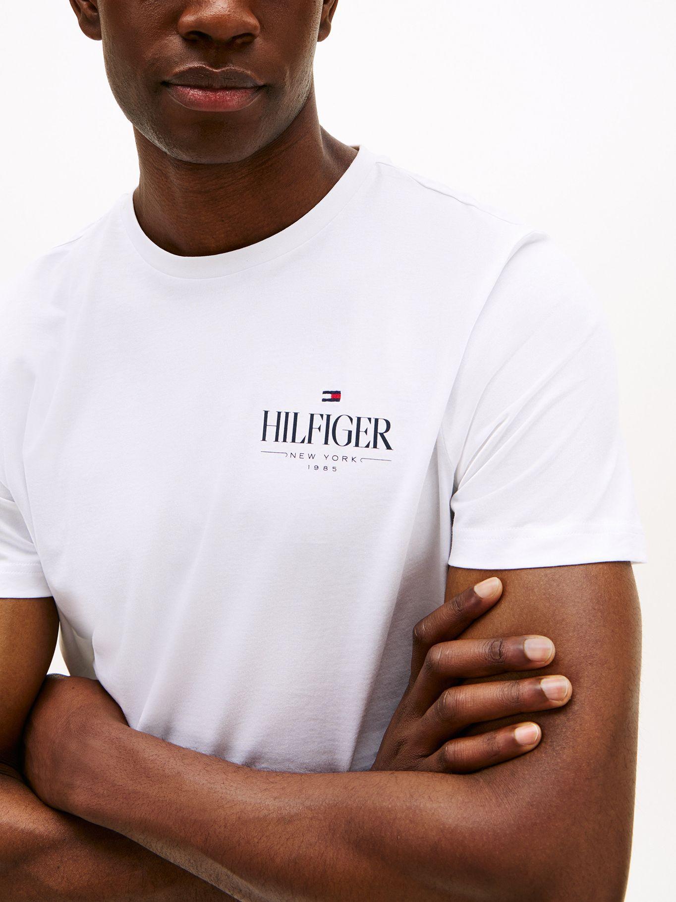 Polera Hilfiger Stack Logo Blanco YBR Tommy Hilfiger-3