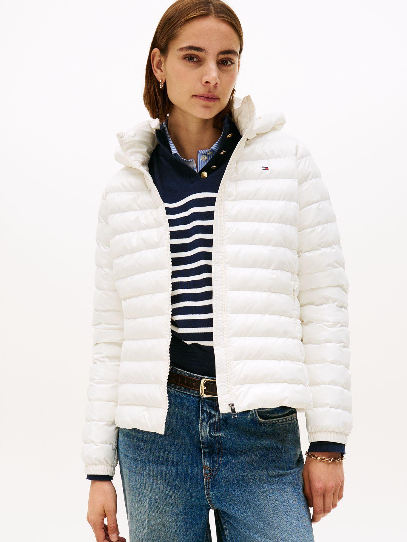 Parka Repellent Padded Slim Fit Blanco Tommy Hilfiger-0