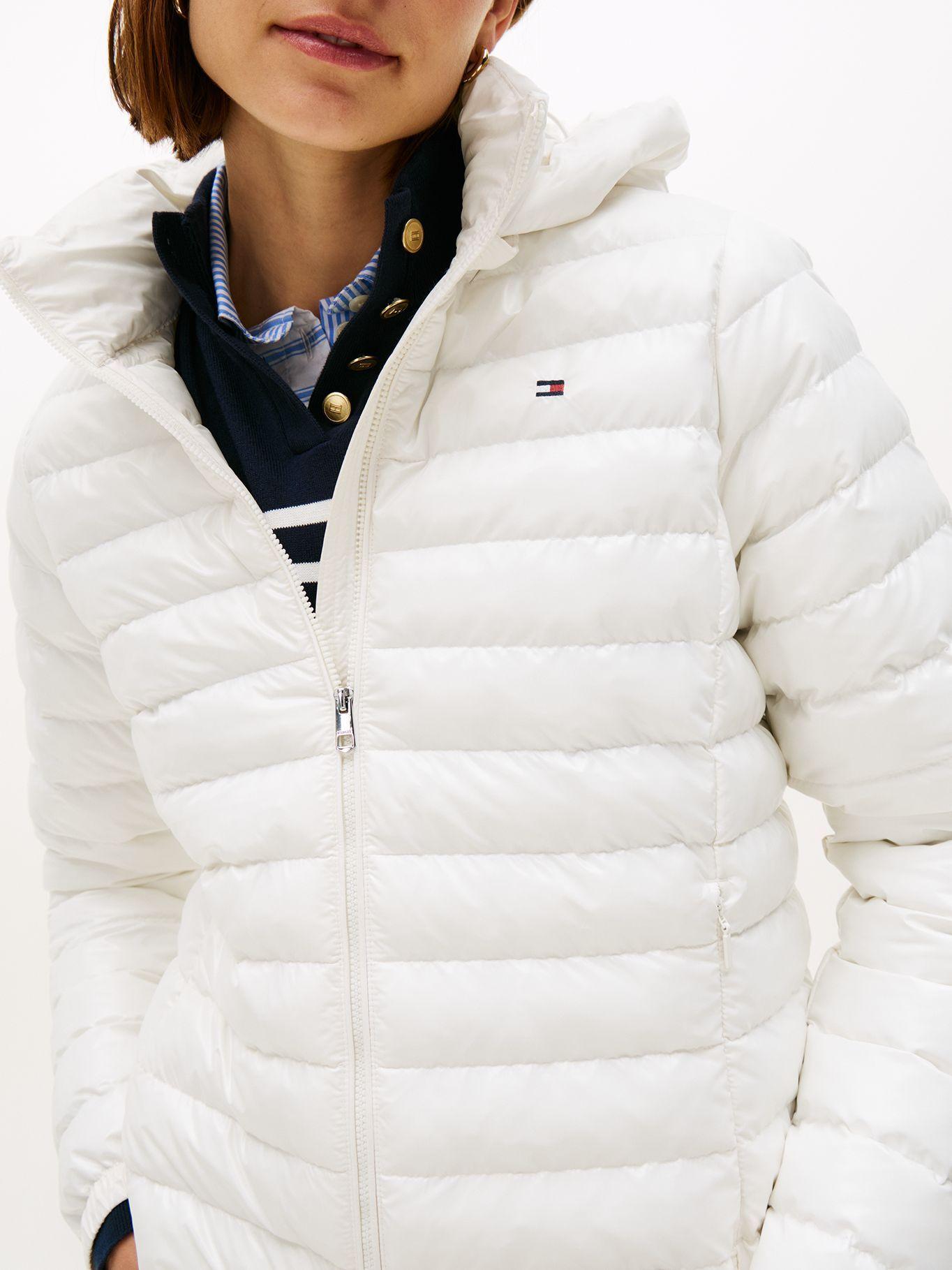 Parka Repellent Padded Slim Fit Blanco Tommy Hilfiger-3